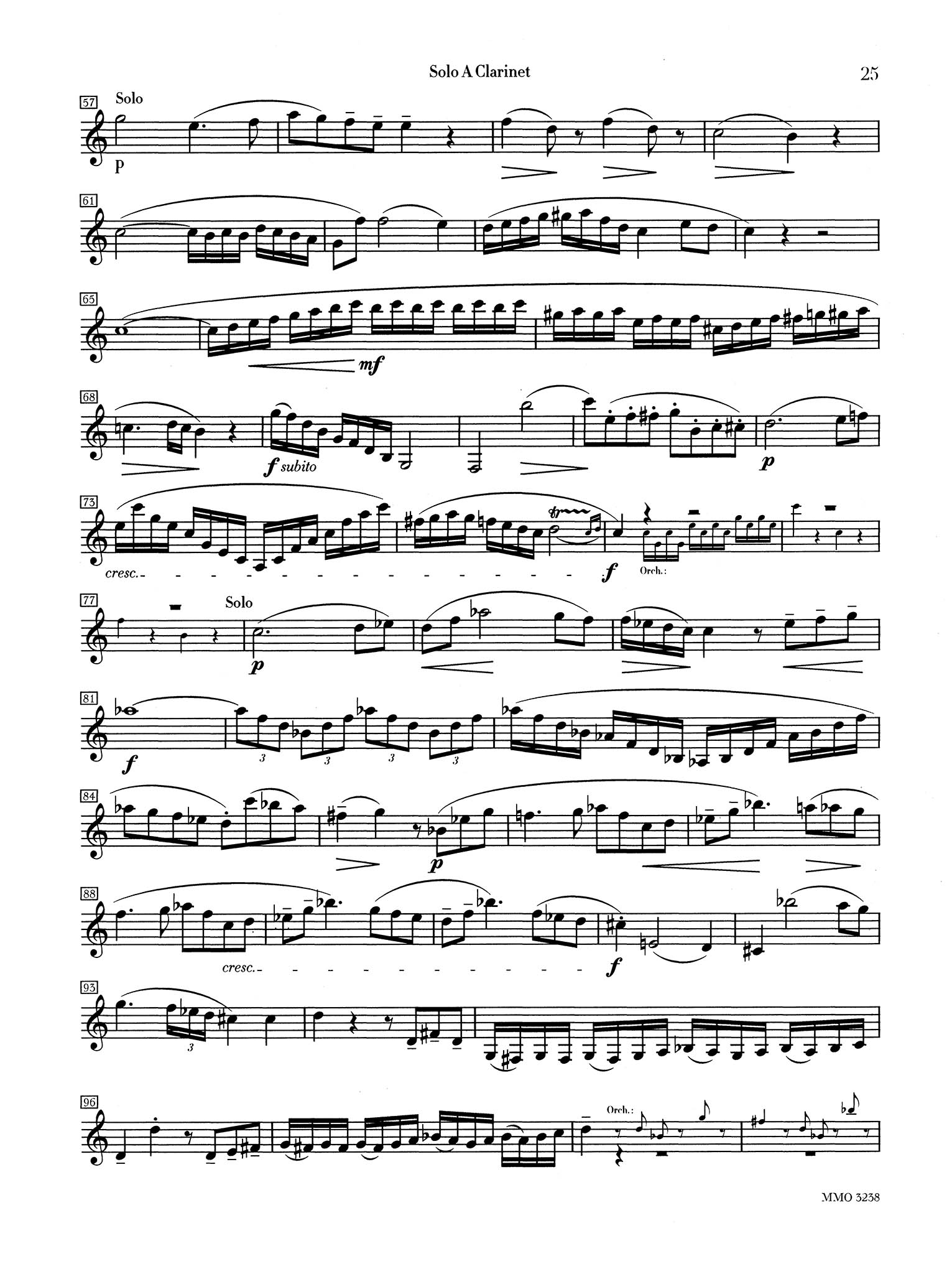 Clarinet Concerto in A Major, K. 622 A Clarinet part
