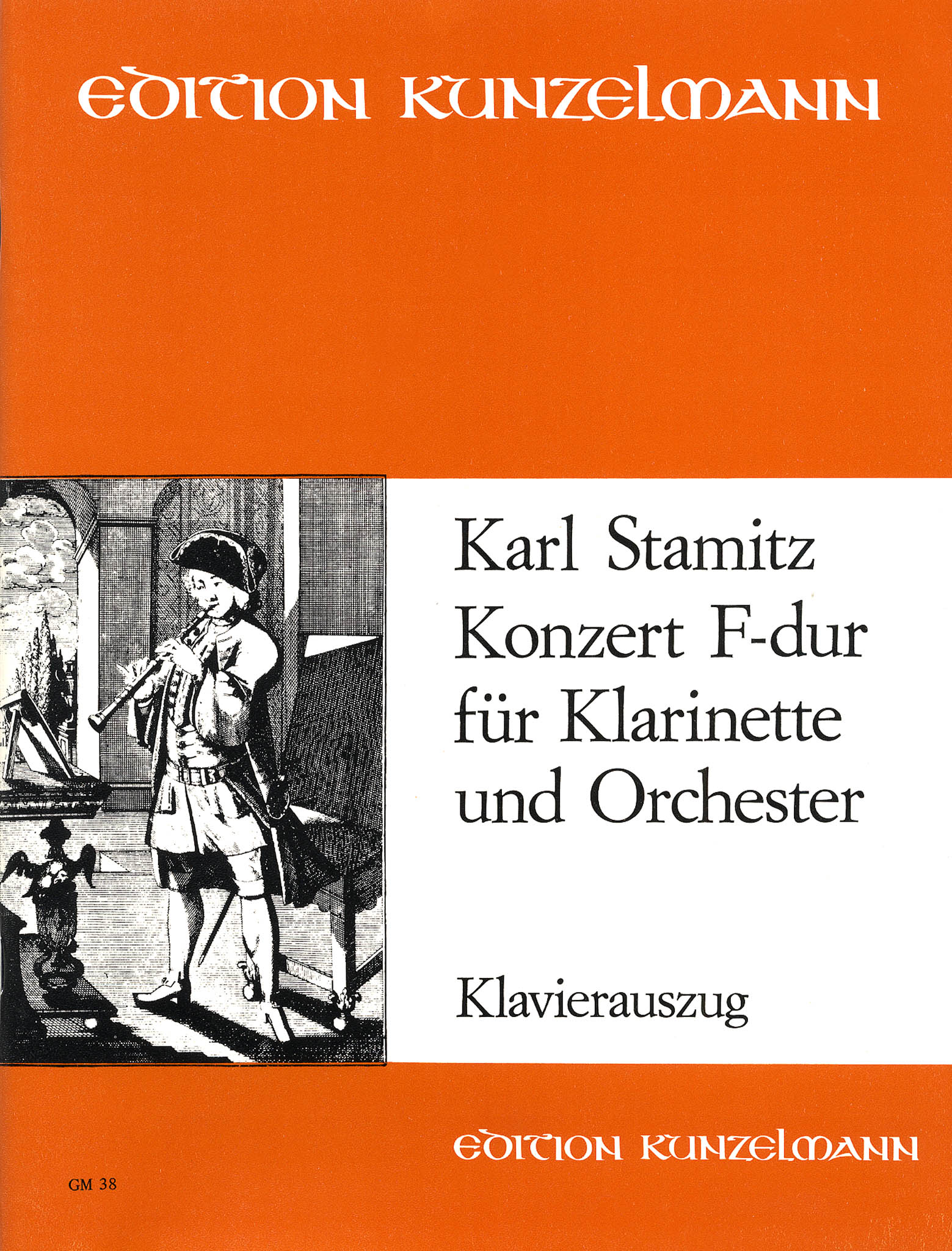 Clarinet Concerto No. 1 (Kaiser) in F Major Cover