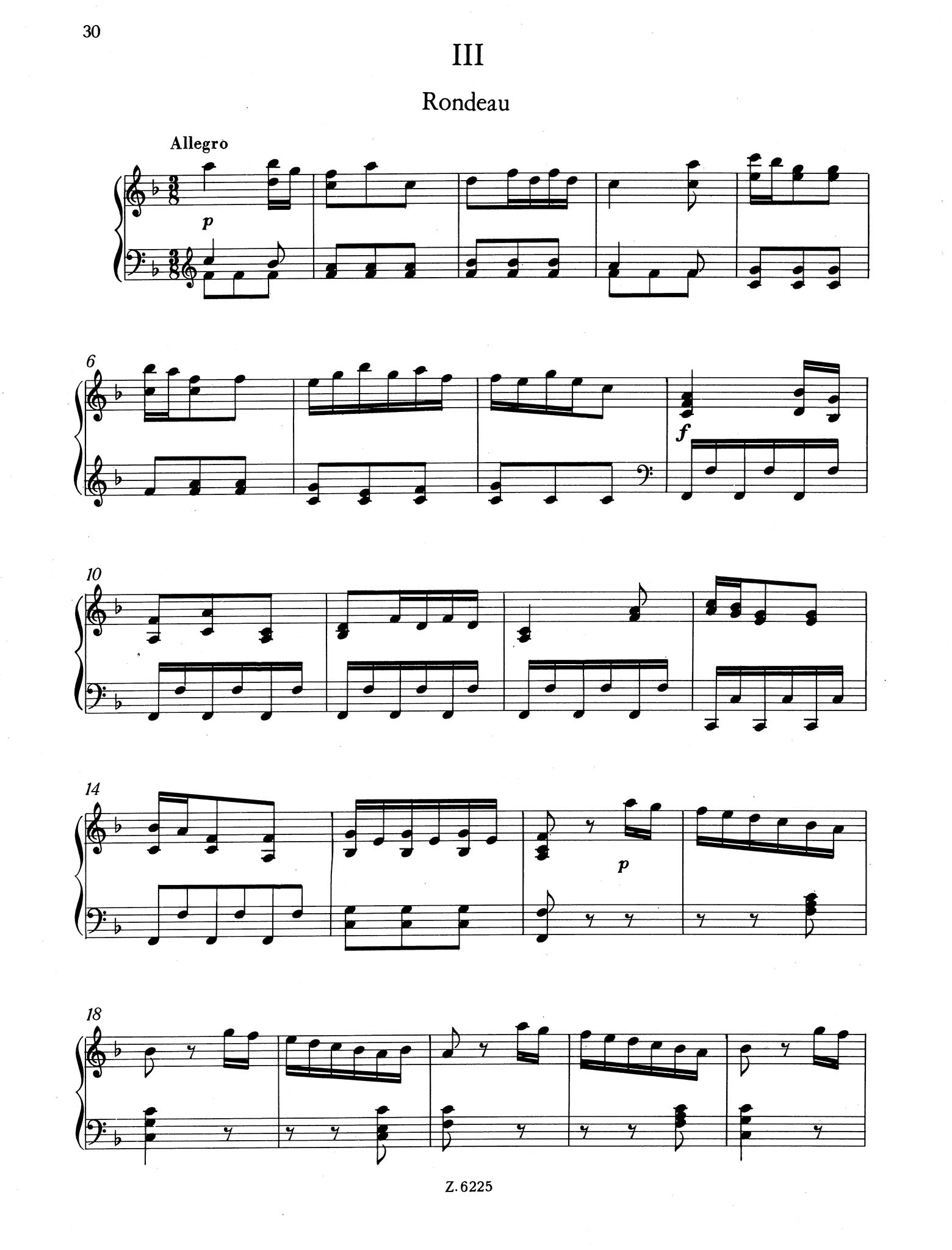Clarinet Concerto No. 1 (Kaiser) in F Major - Movement 3