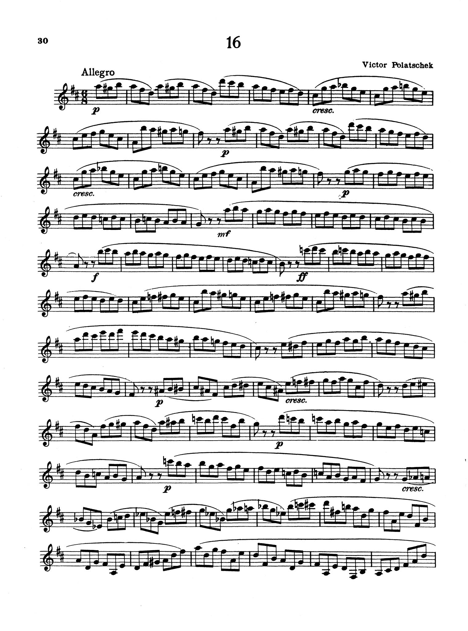 Advanced Studies for the Clarinet Page 30
