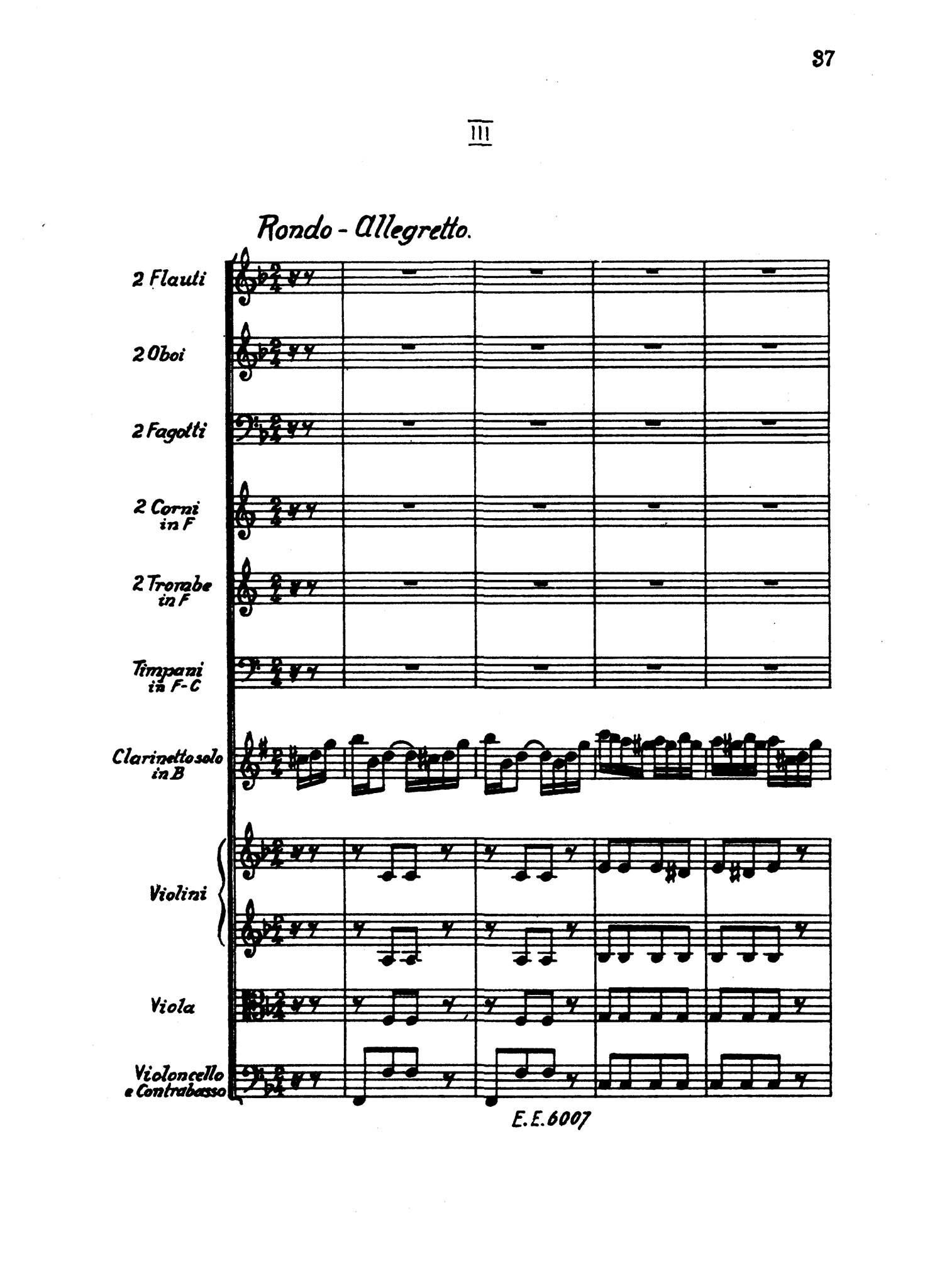 Clarinet Concerto No. 1 in F Minor, Op. 73 - Movement 3