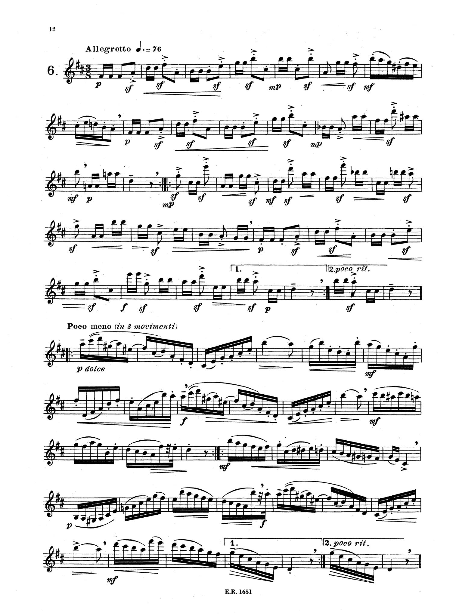 12 Exercises, Op. 30 Page 12