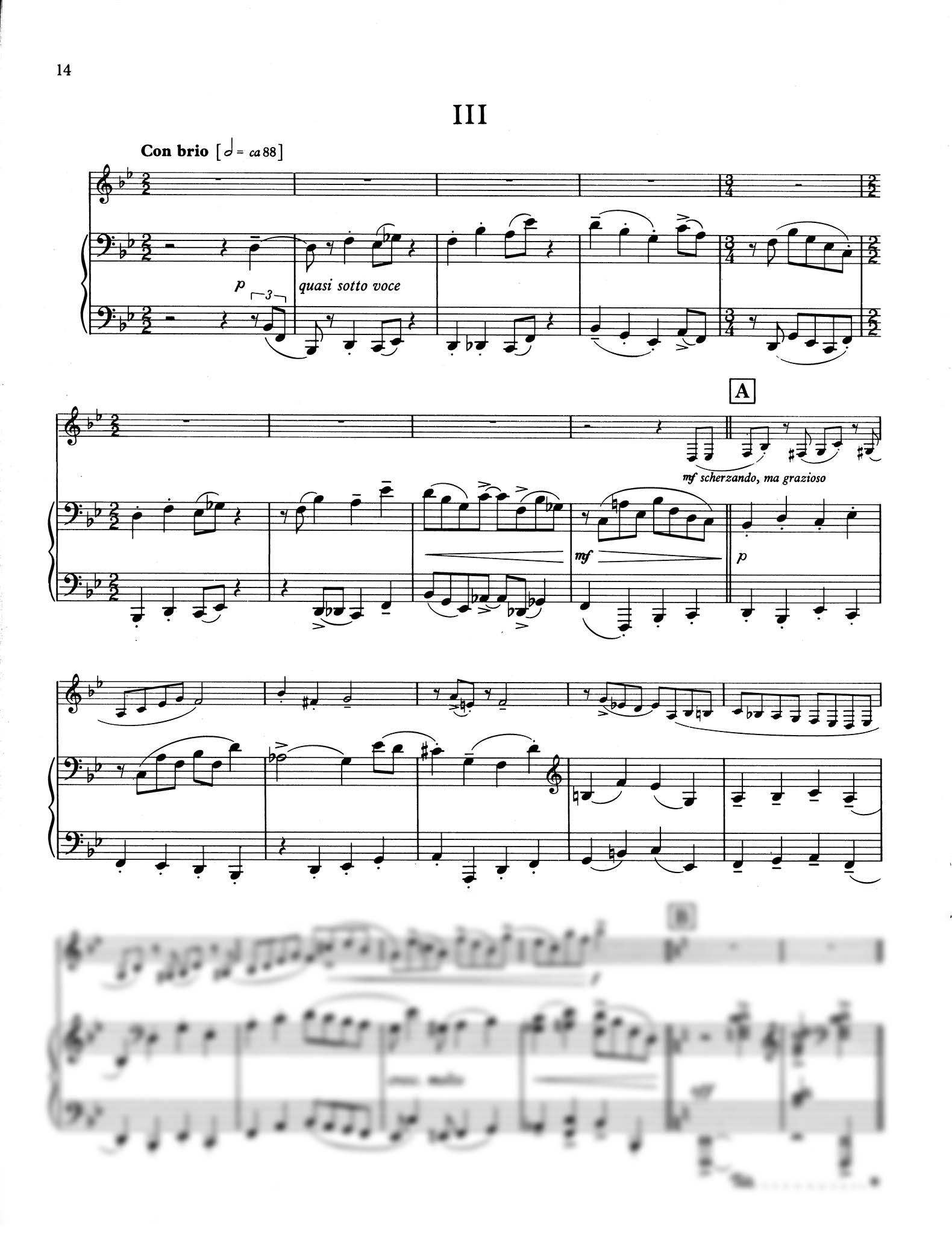 Sonatina for Clarinet & Piano - Movement 3