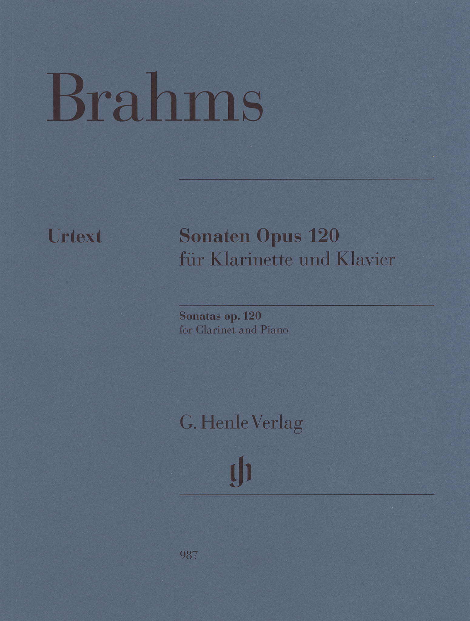 Sonatas, Op. 120 Nos. 1 & 2 Cover
