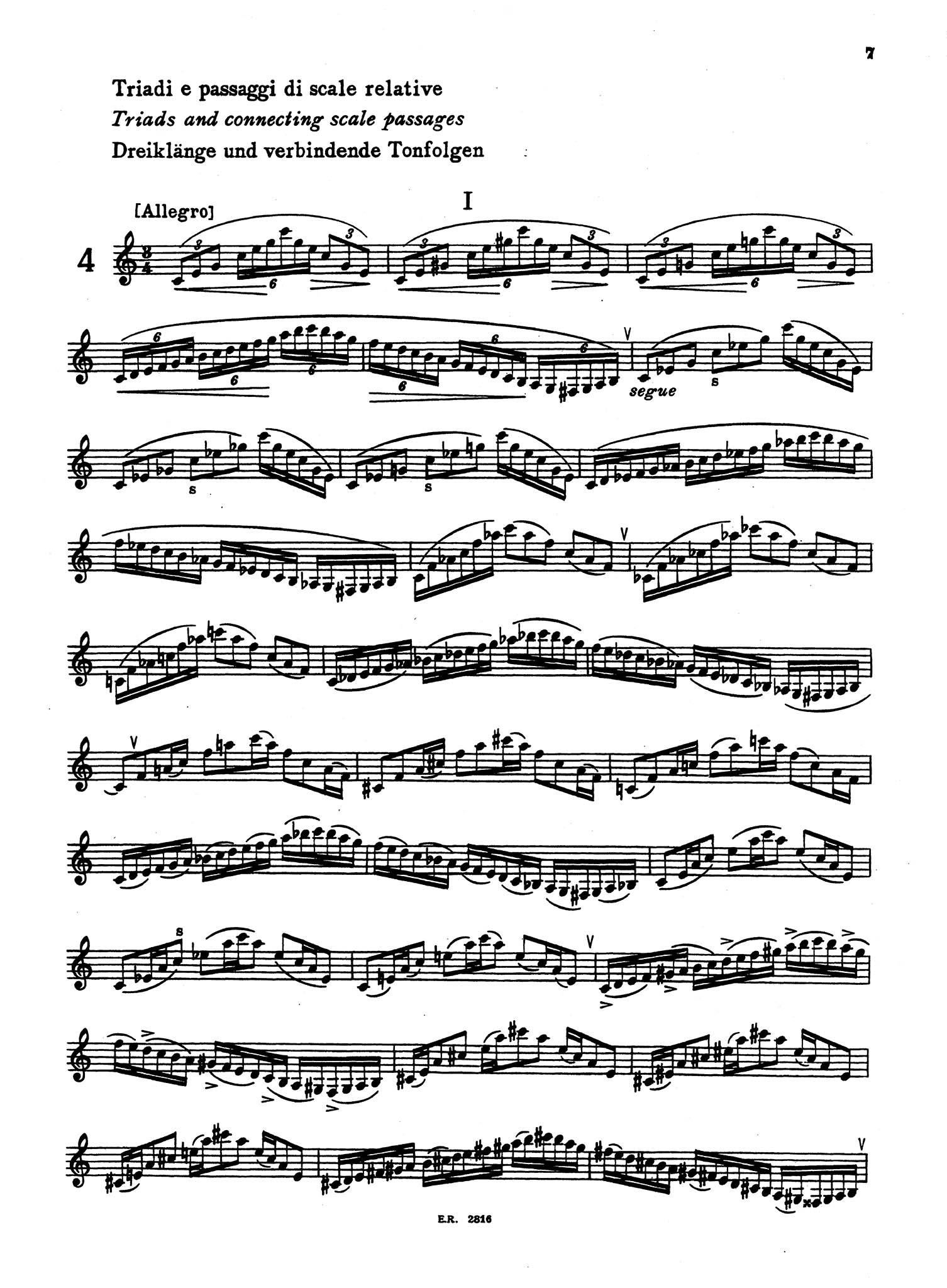 Arpeggio Studies for Clarinet - Page 7