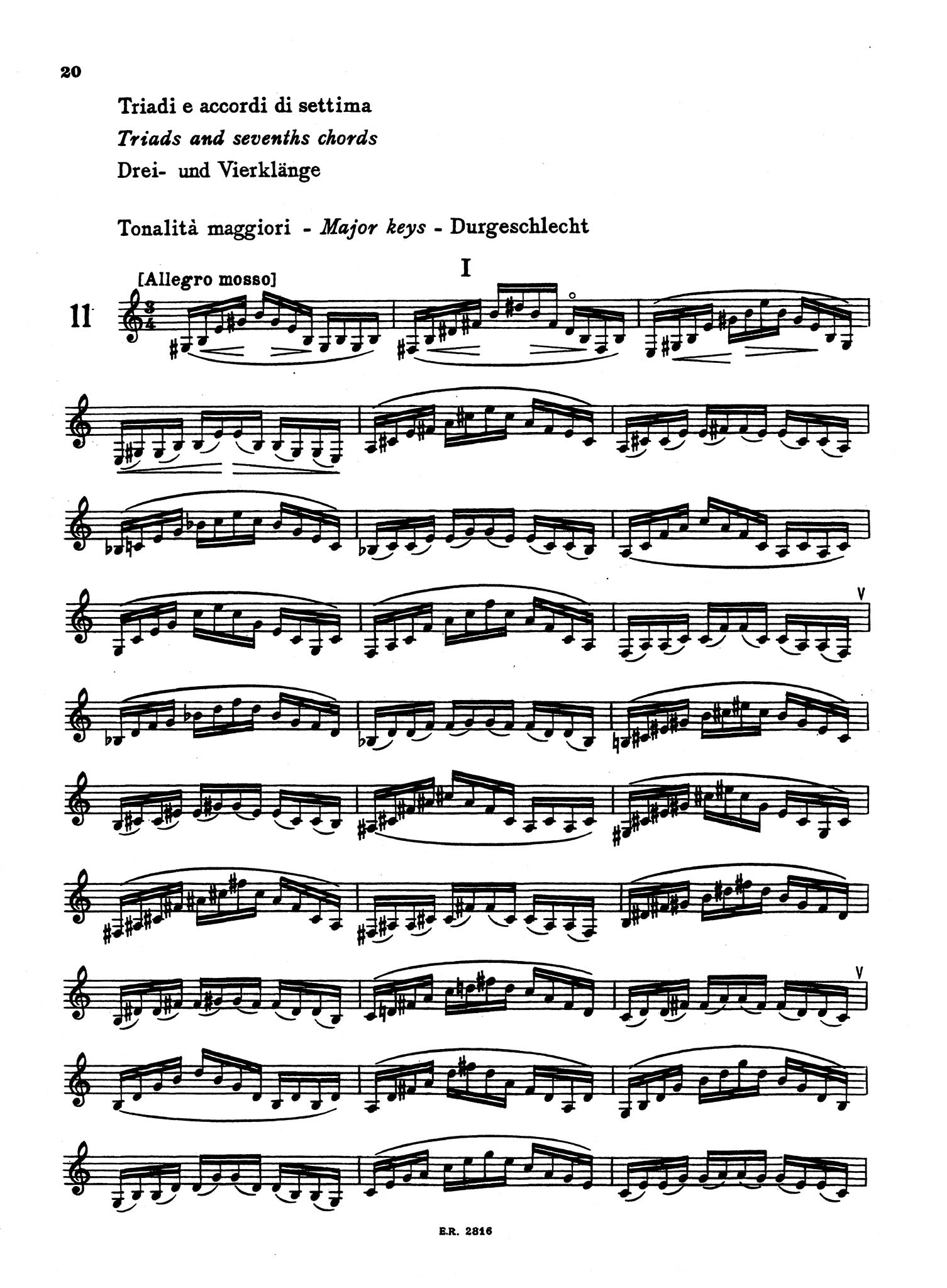 Arpeggio Studies for Clarinet - Page 20