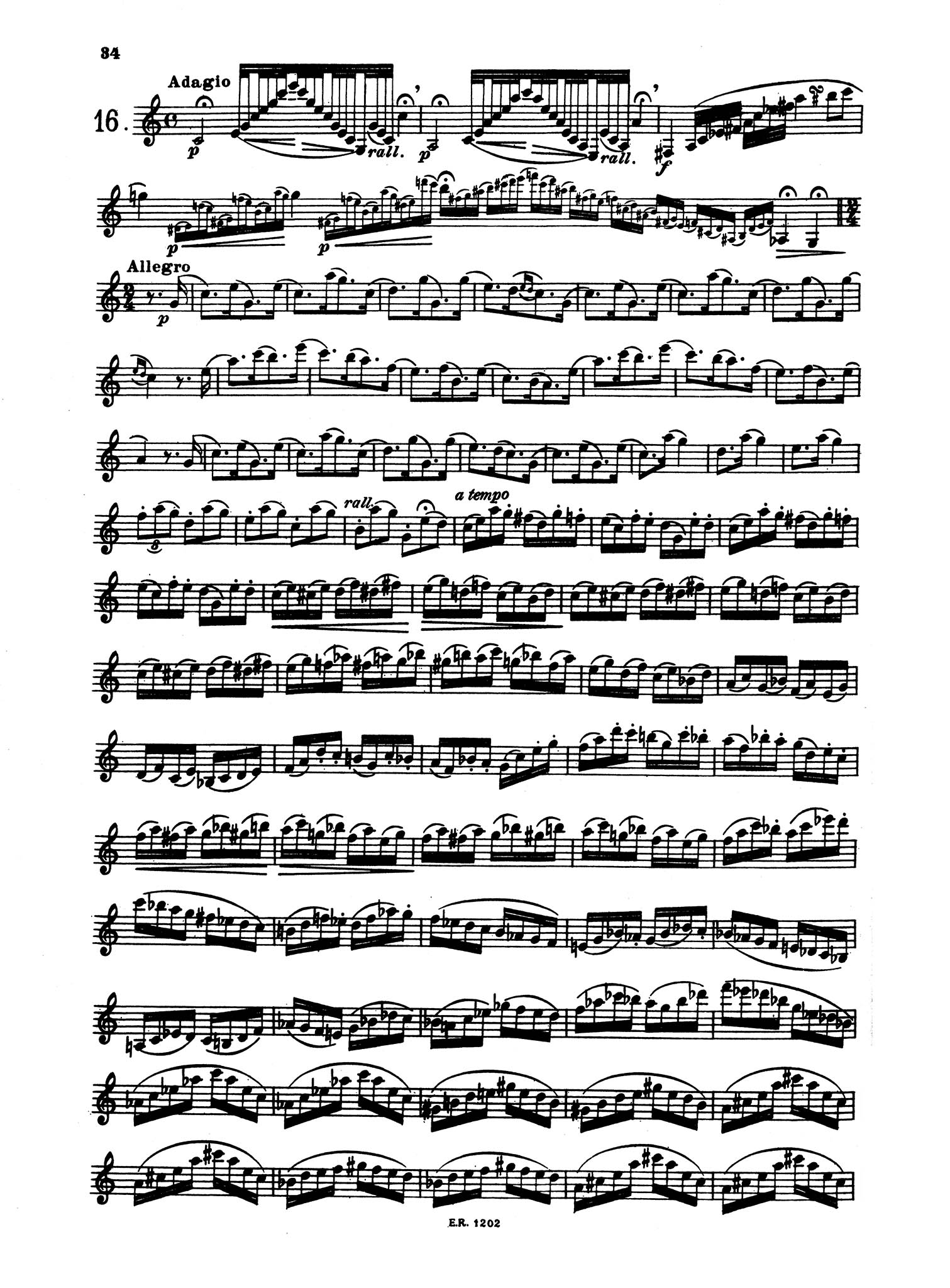 30 Caprices for Clarinet Page 34