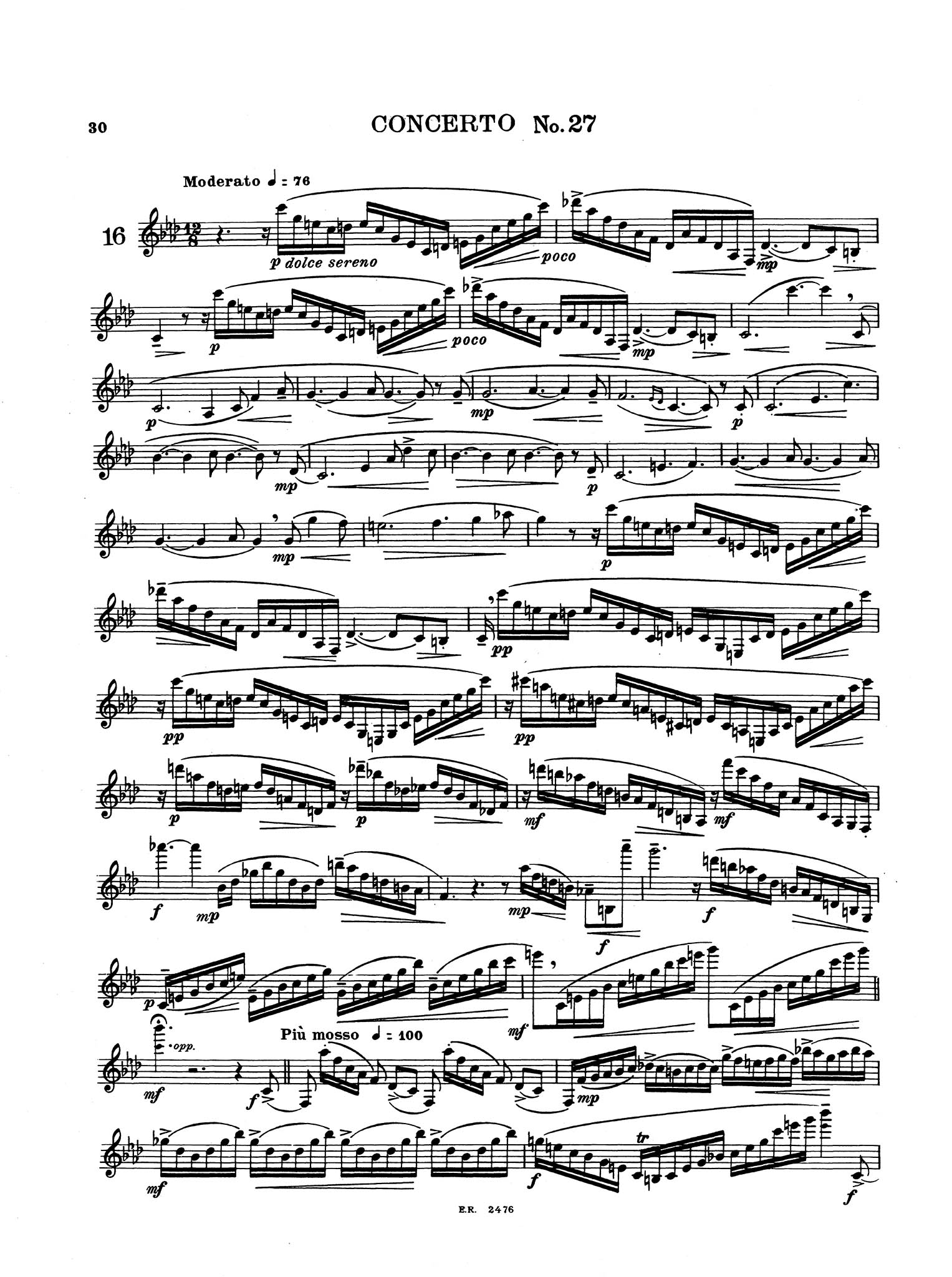 16 Grand Concert Studies for Clarinet - Page 30