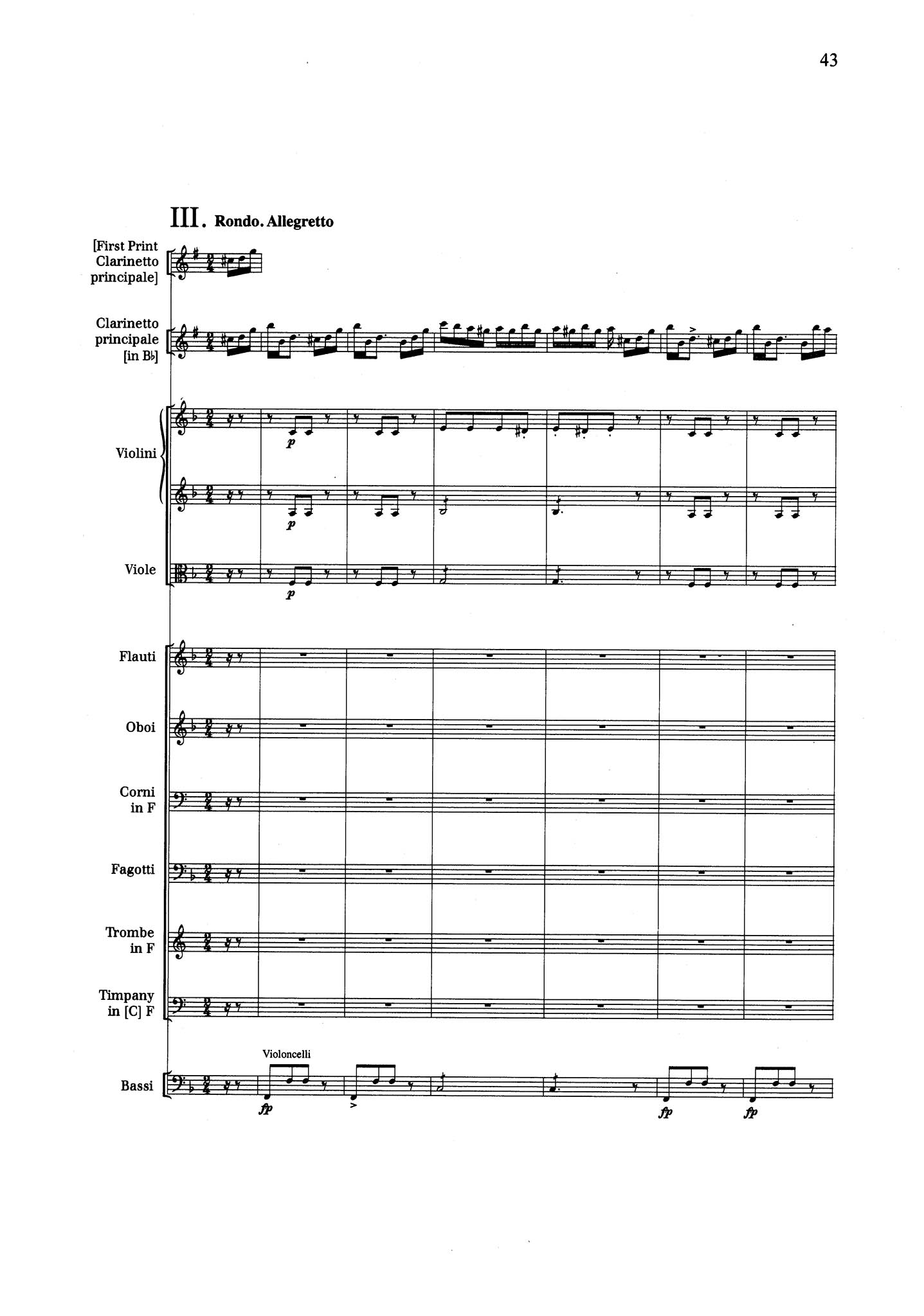Clarinet Concerto No. 1 in F Minor, Op. 73 - Movement 3