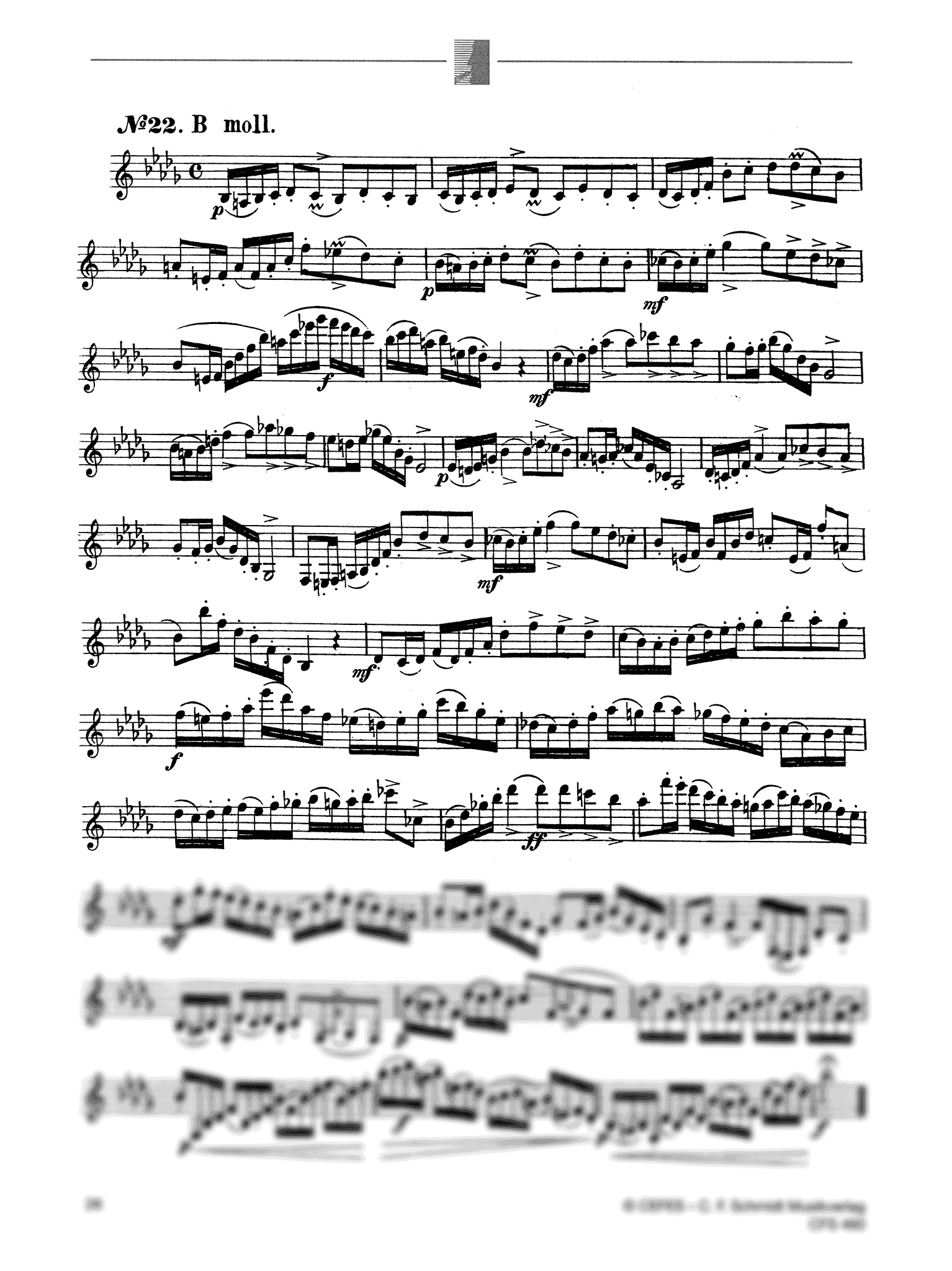 416 Progressive Studies for Clarinet, Book 4: 26 Exercises Page 26