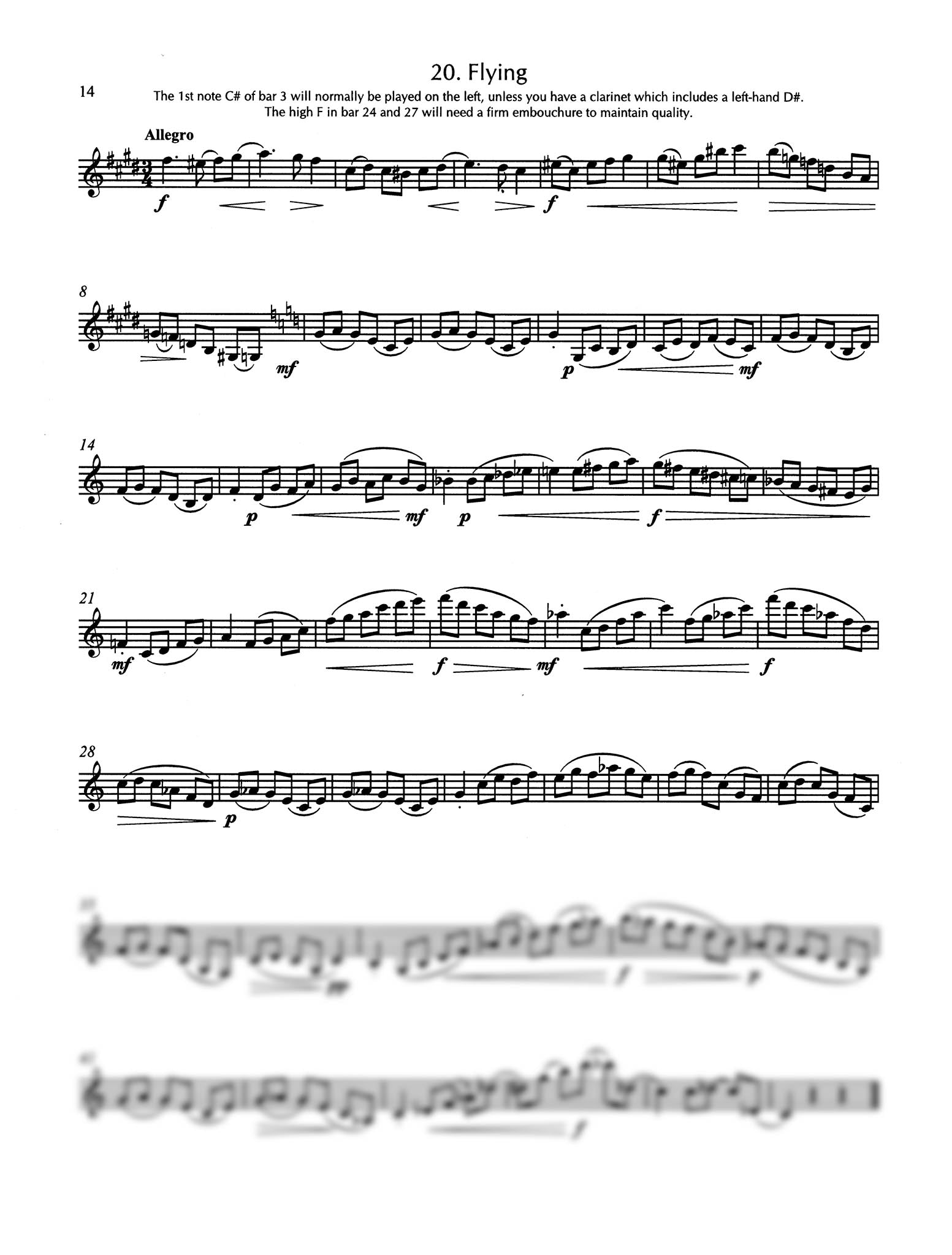 21st Century Clarinet Etudes Page 14