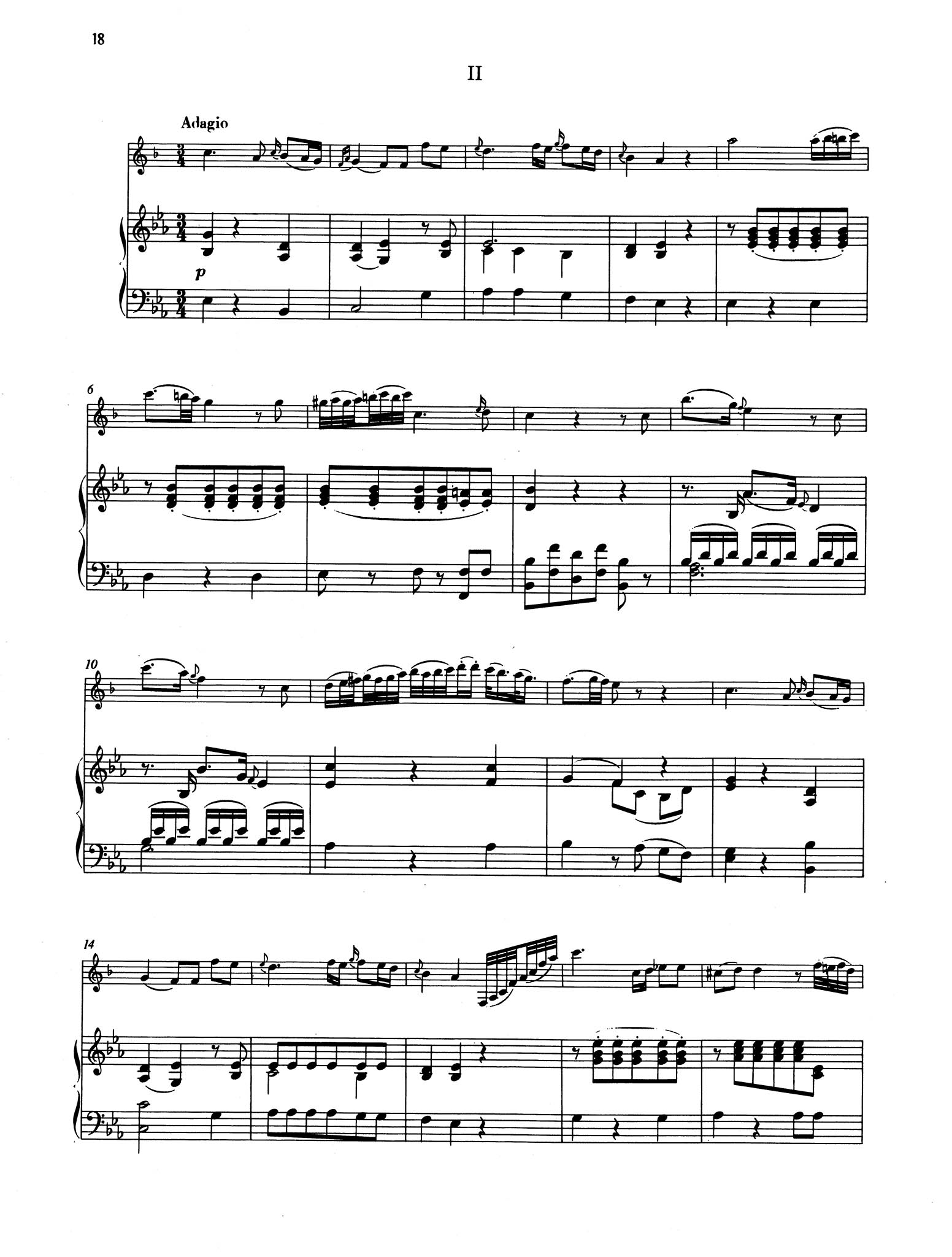 Clarinet Concerto in B-flat Major - Movement 2