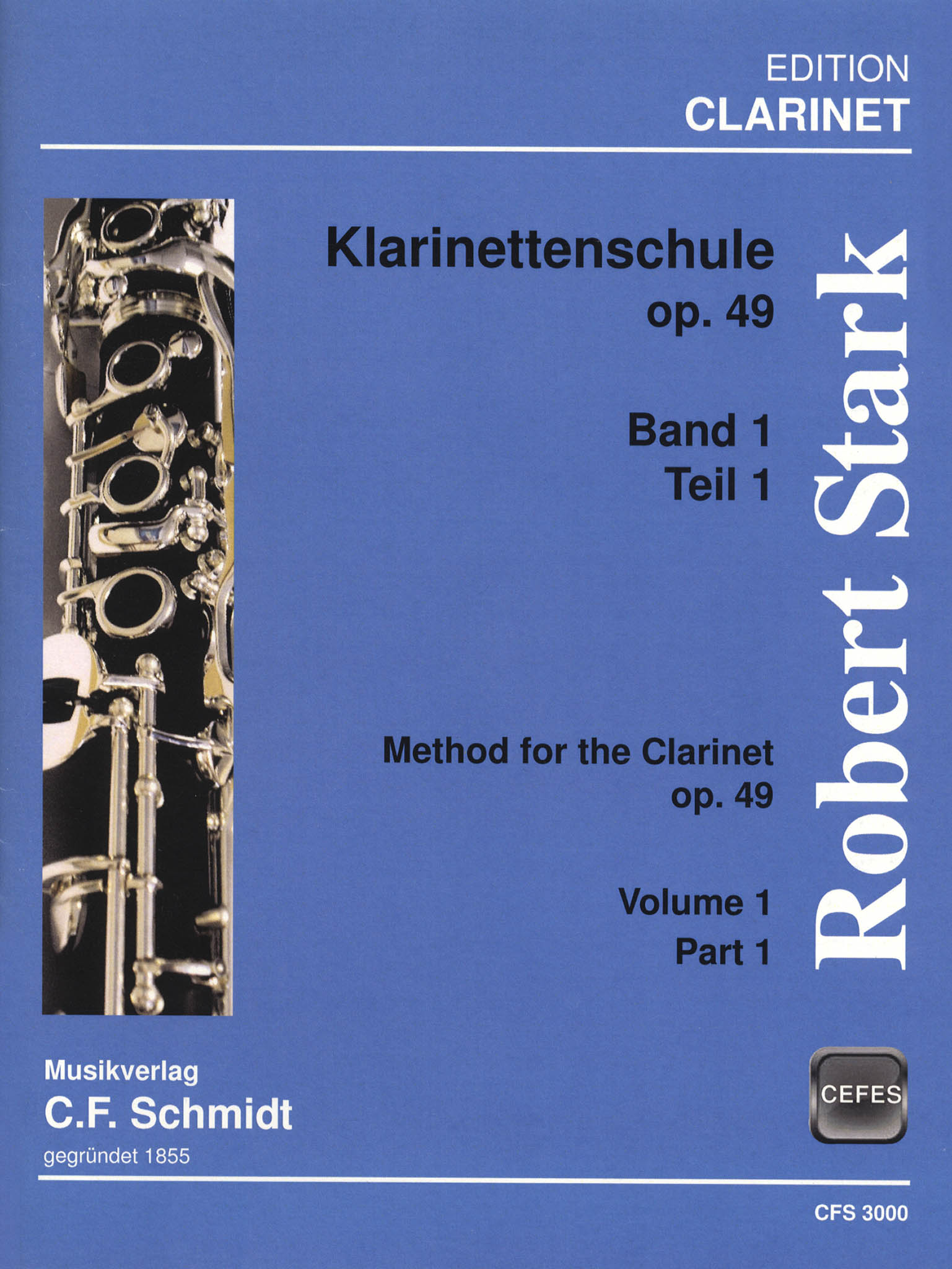 Stark Clarinet Method, Op. 49, Vol. 1: Section 1 of 2 cover