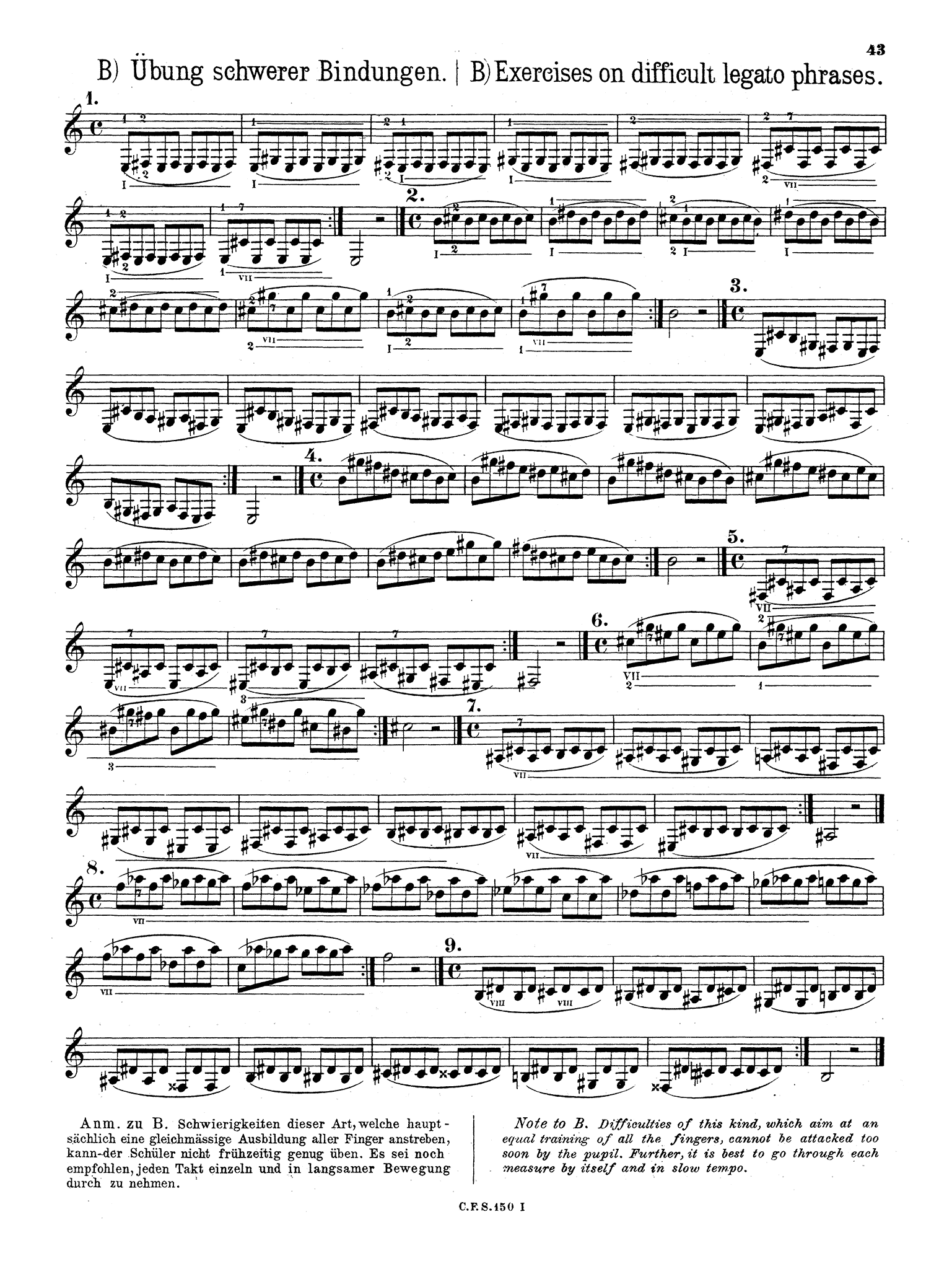 Stark Clarinet Method, Op. 49, Vol. 1: Section 1 of 2 page 43