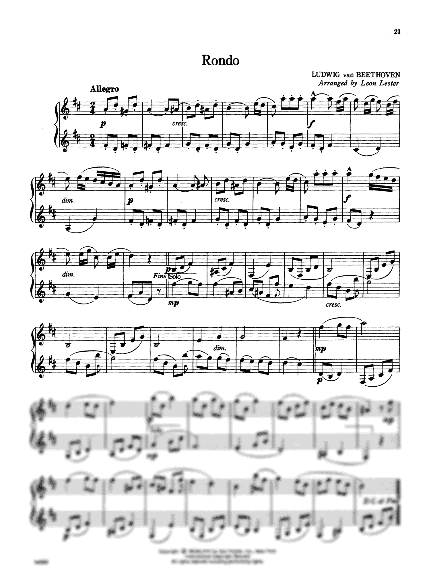 Clarinet Twosome: 33 Recreational Duets Page 21