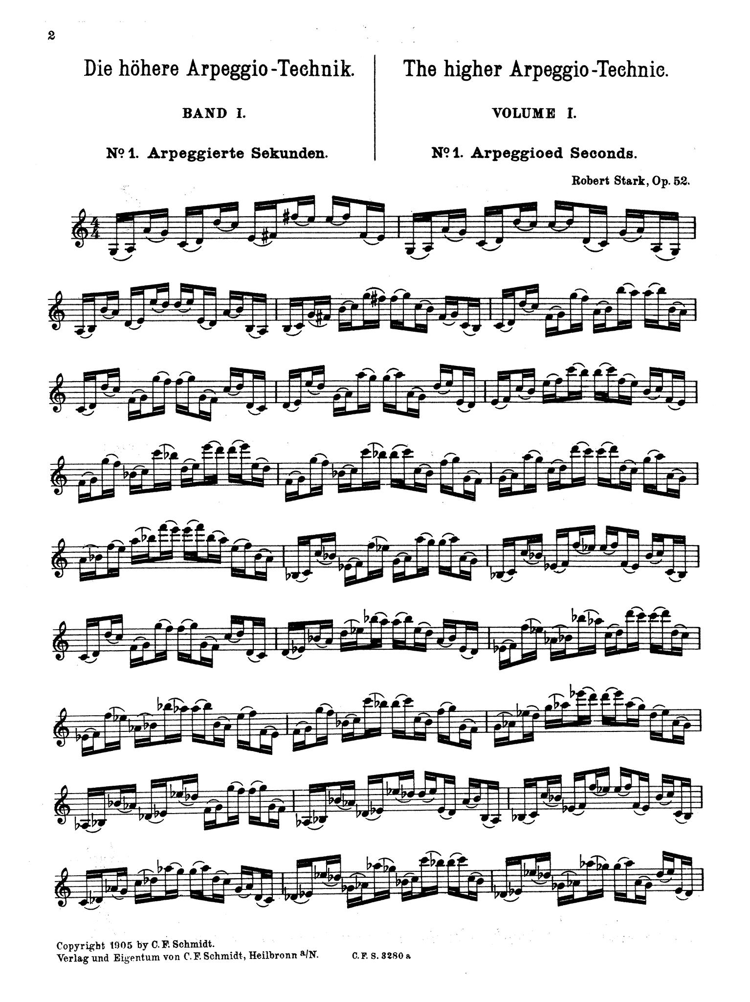 Advanced Arpeggio Technique, Op. 52, Book 1 Page 2