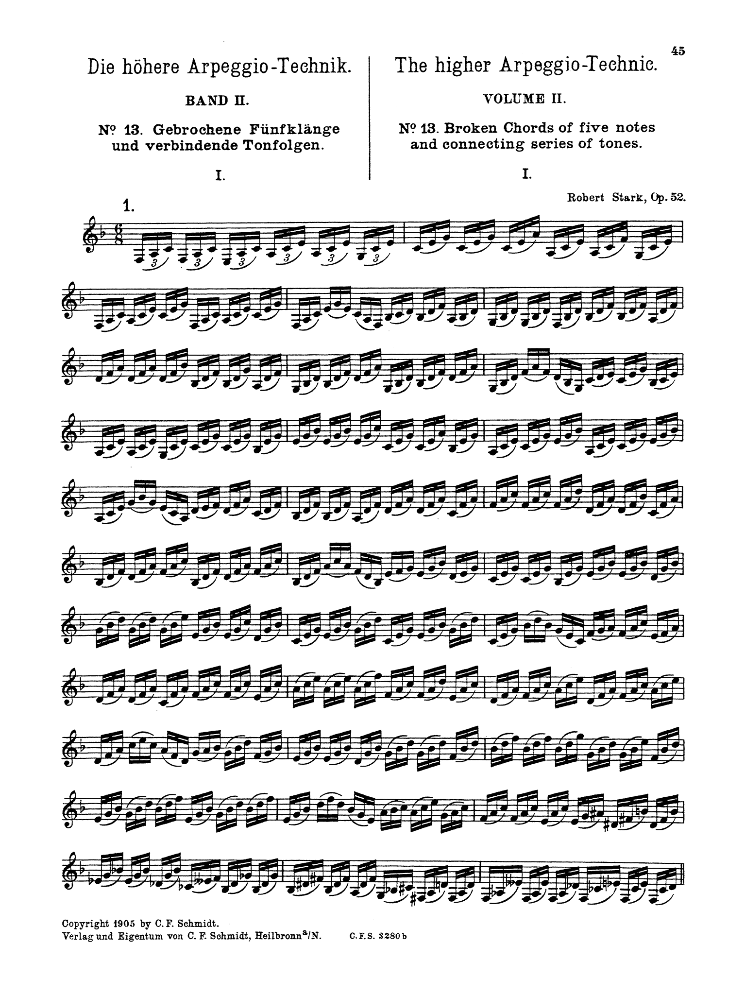 Advanced Arpeggio Technique, Op. 52, Book 2 Page 45