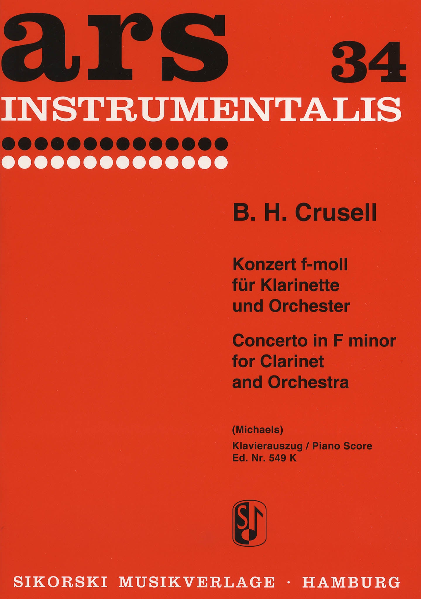 Crusell: Clarinet Concerto in F Minor Op 5 'Grand Concerto