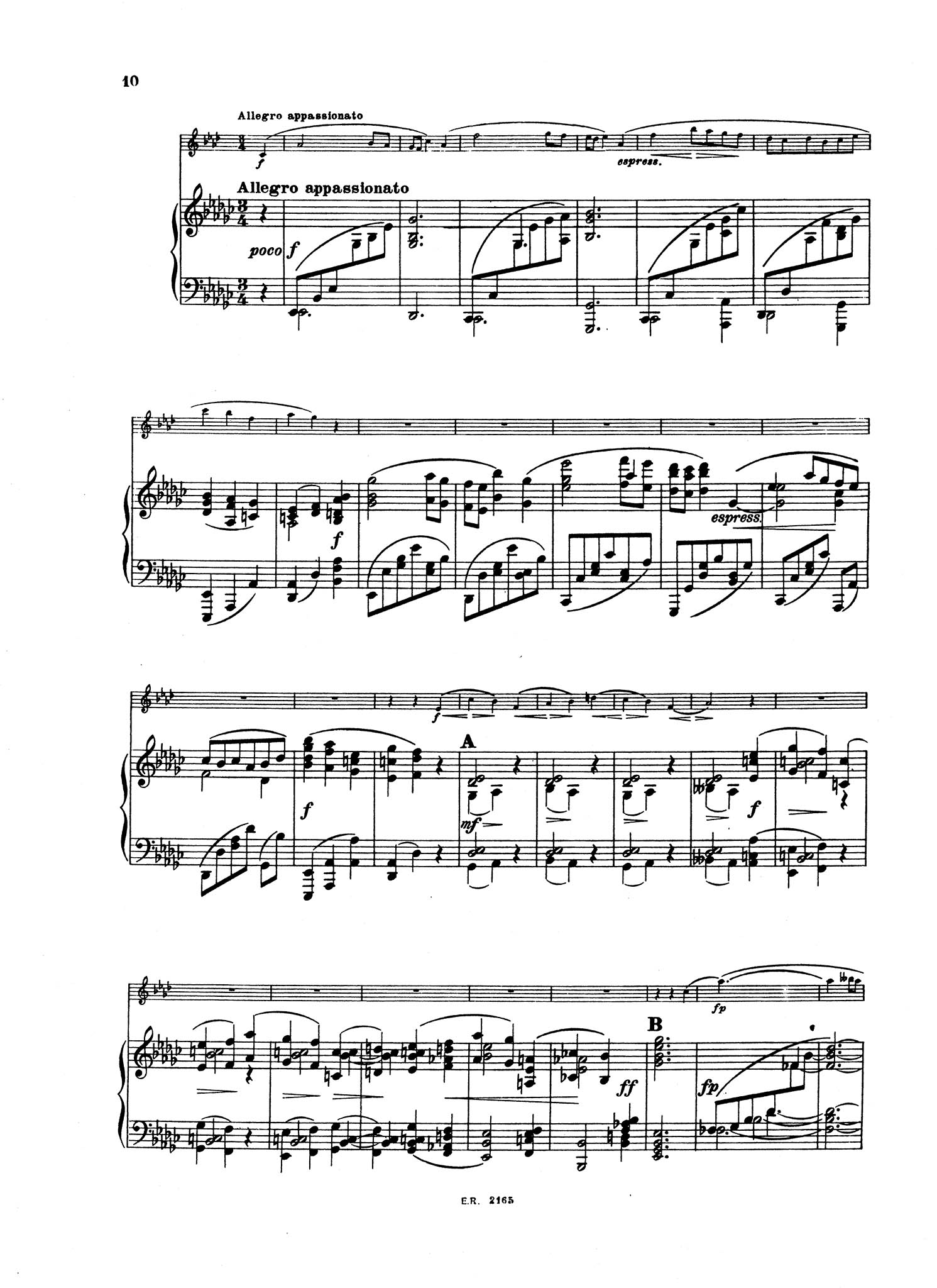 Sonata in E-flat Major, Op. 120 No. 2 - Movement 2
