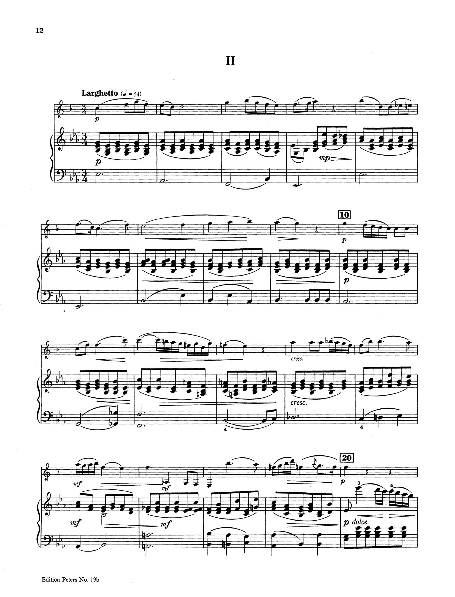 Clarinet Quintet, K. 581 - Movement 2