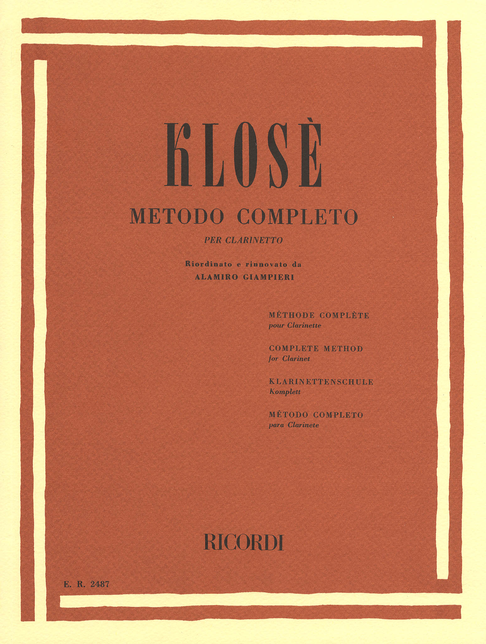 Klosé, Hyacinthe_Complete Clarinet Method