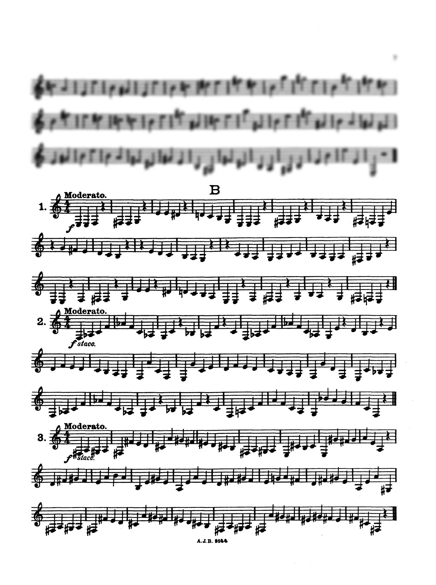 Practical Staccato School for Clarinet, Book 1 Page 7