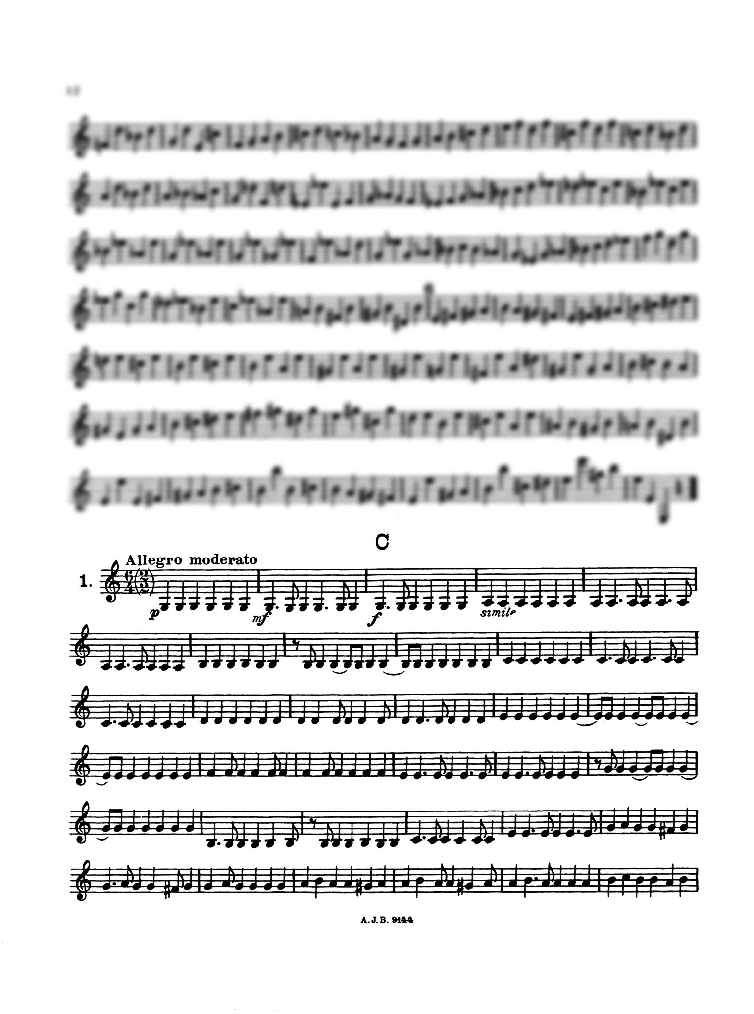 Practical Staccato School for Clarinet, Book 1 Page 12