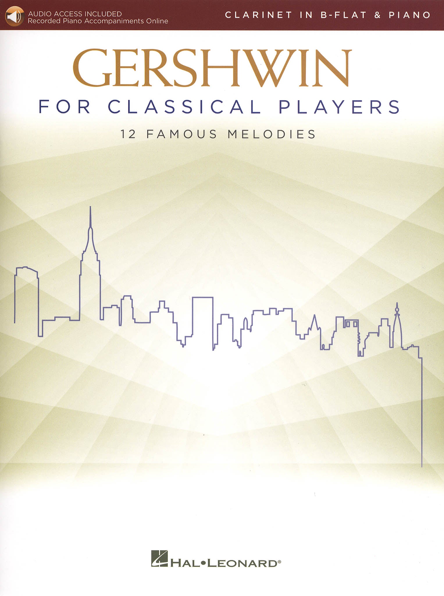 Gershwin for Classical Players Clarinet & Piano Arrangements Cover