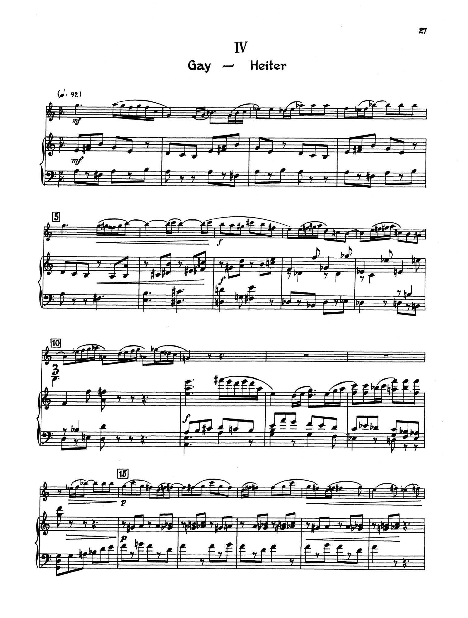 Clarinet Concerto - Movement 4