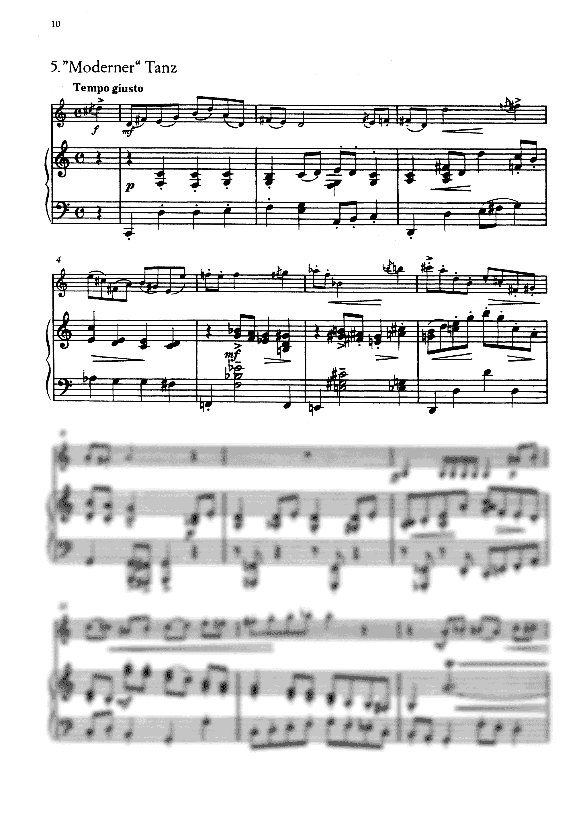 Krenek Kleine Suite, Op. 28 - Movement 5