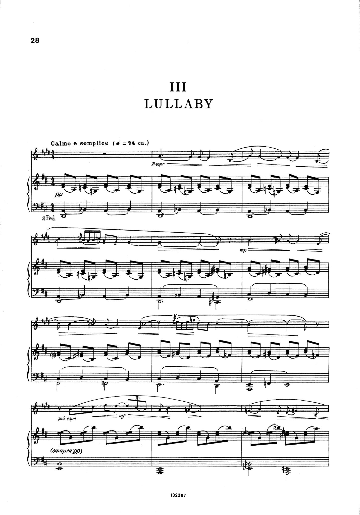 Sonata, Op. 128 - Movement 3