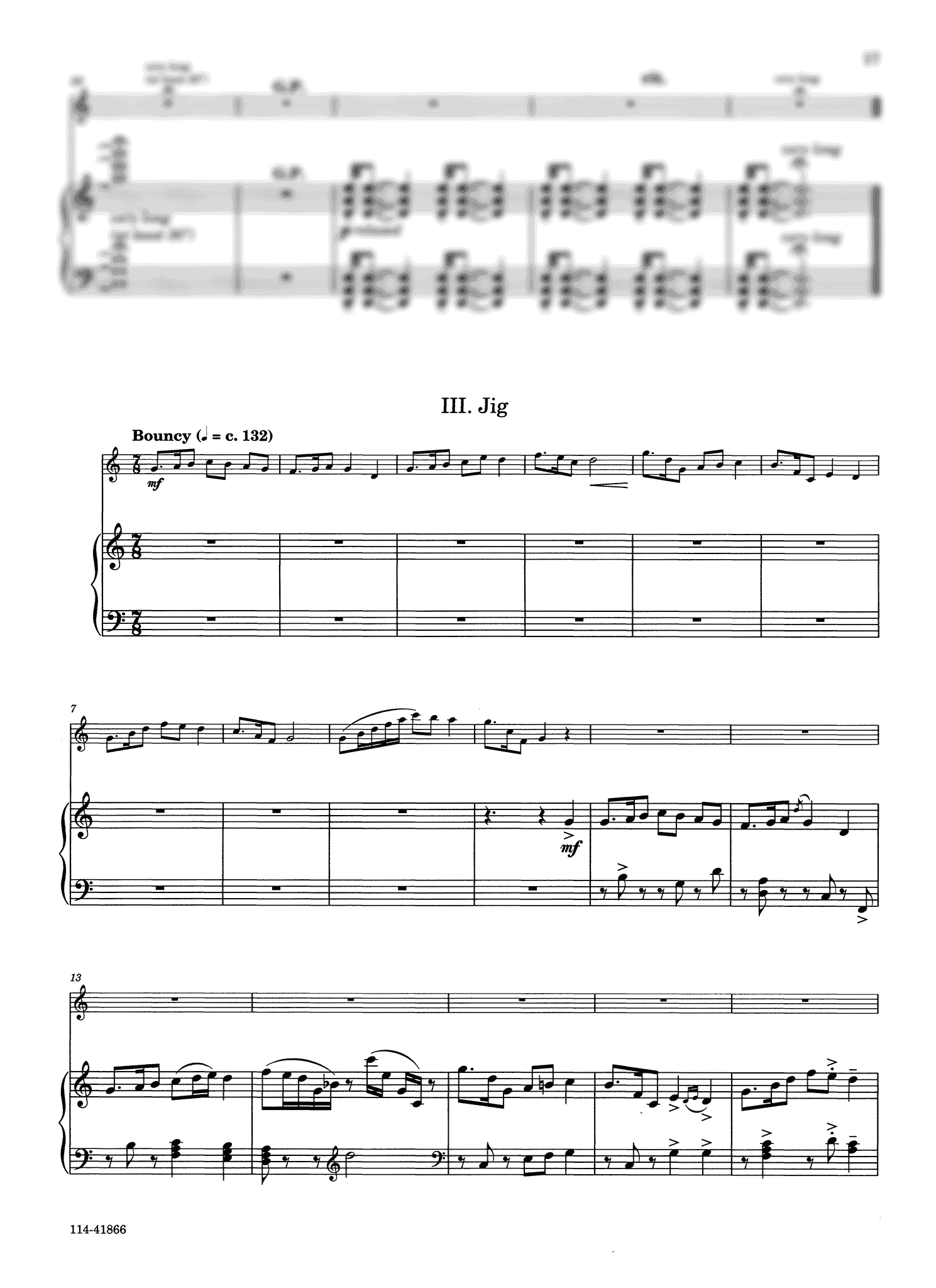 Sonata for E flat Clarinet Piano