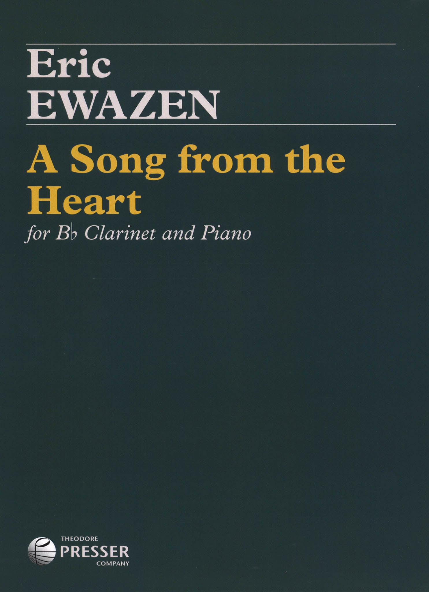 Eric Ewazen A Song from the Heart clarinet and piano cover