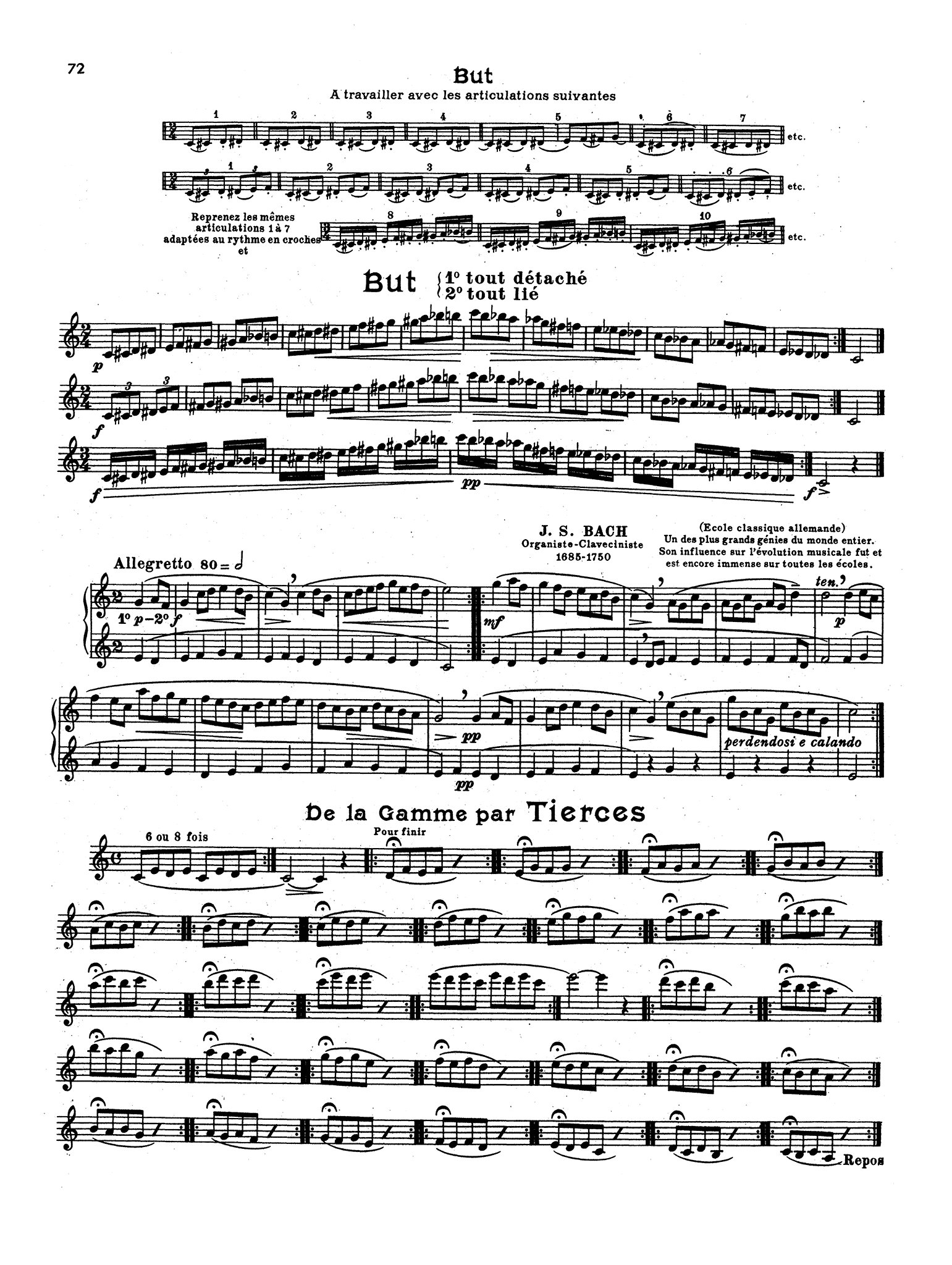 Progressive and Complete Method for the Clarinet, Book 1 Page 72