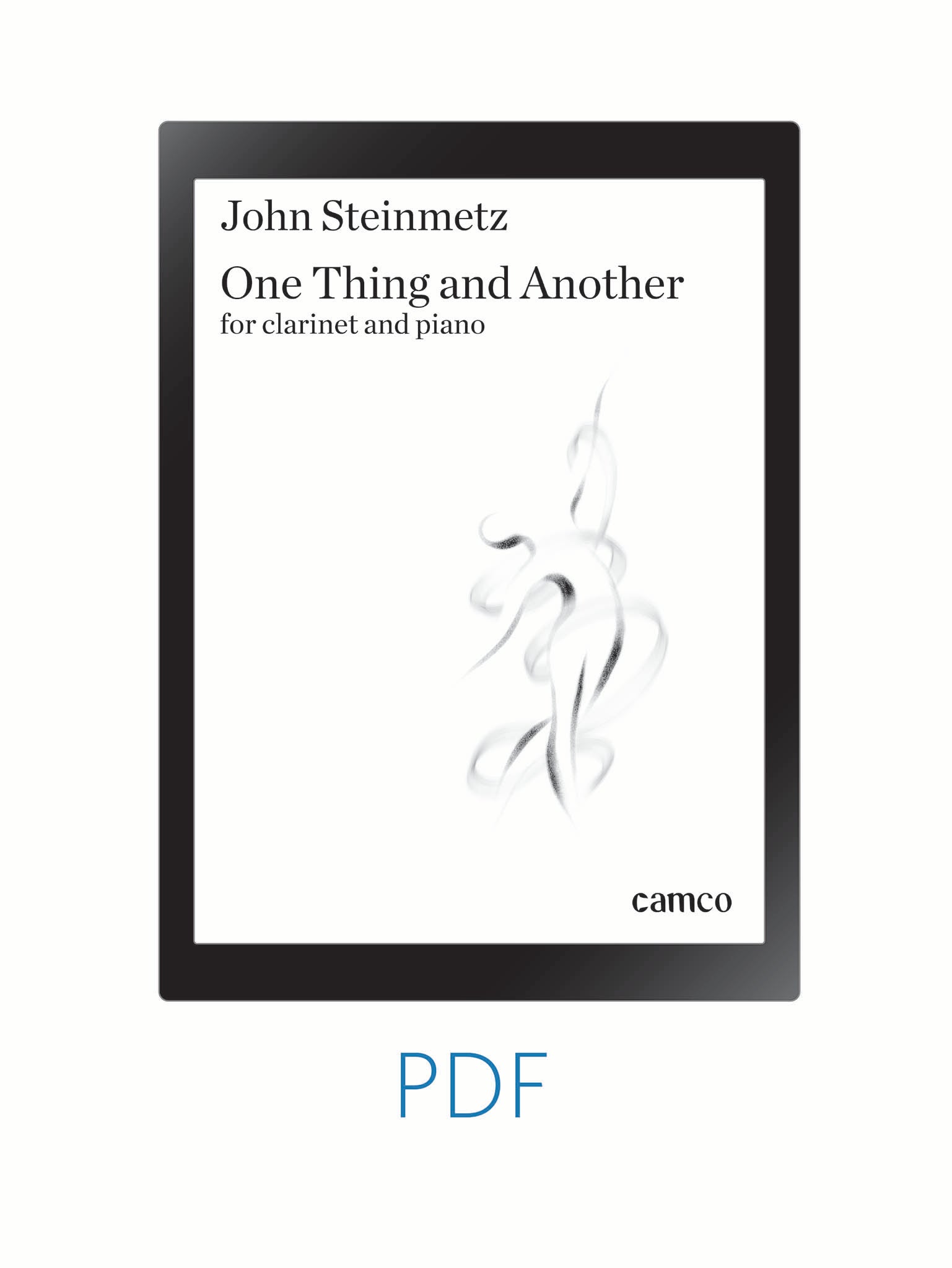 John Steinmetz One Thing and Another digital PDF format