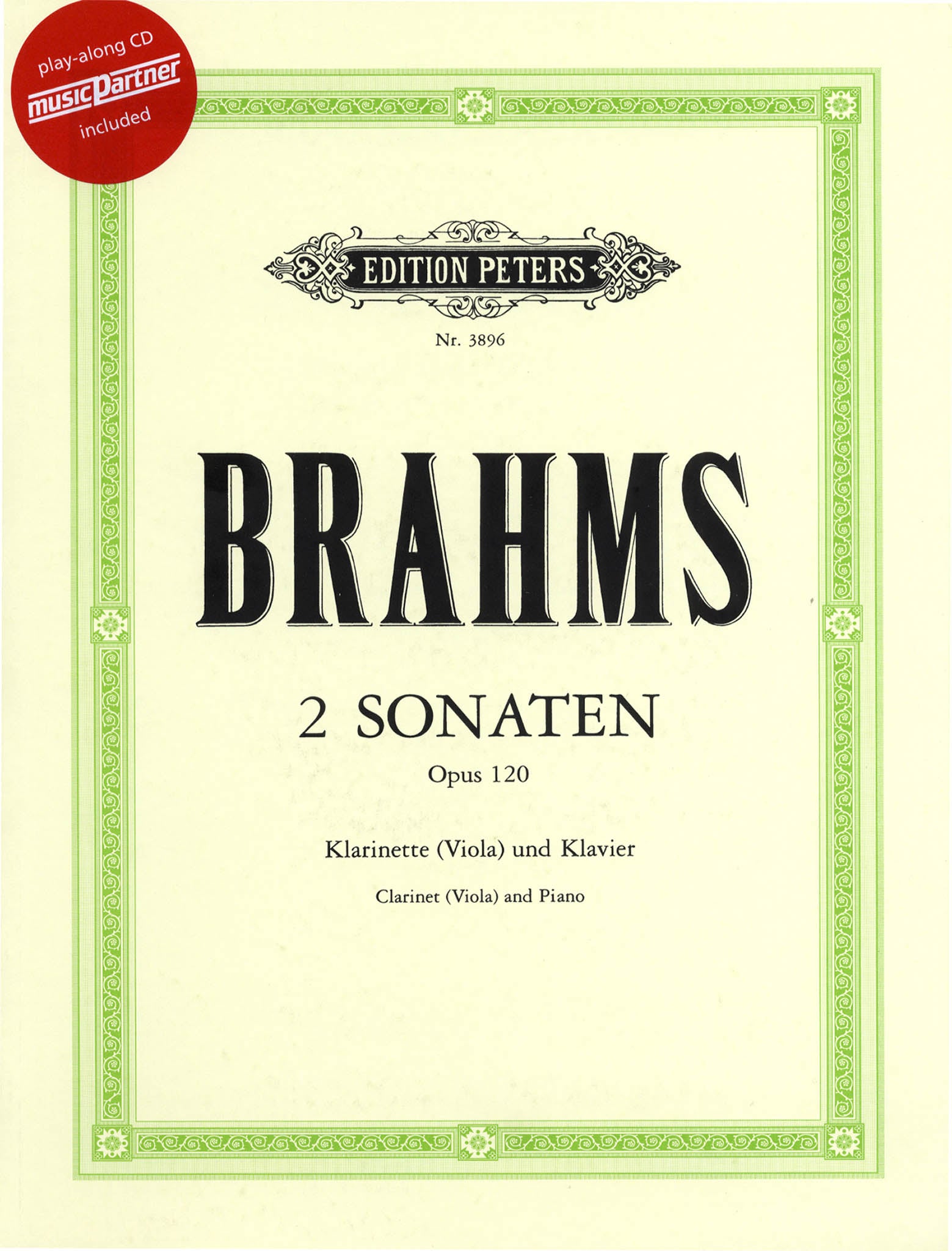 Sonatas, Op. 120 Nos. 1 & 2 Cover