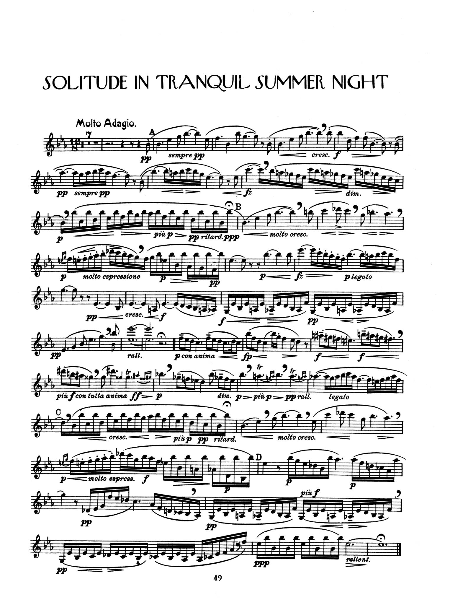 Clarinet Method, Op. 64, Div. IV Page 49