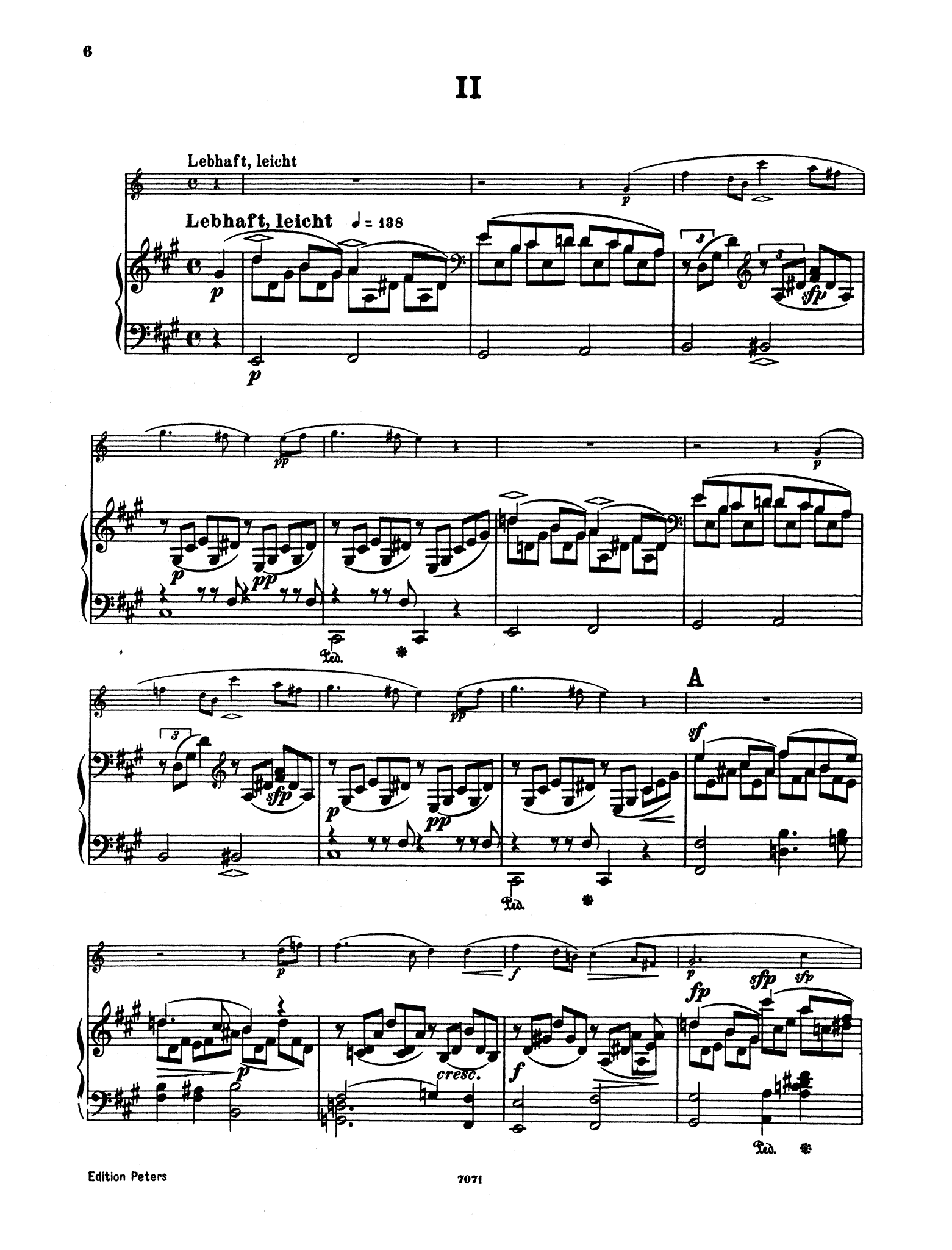 Fantasiestücke, Op. 73 - Movement 2