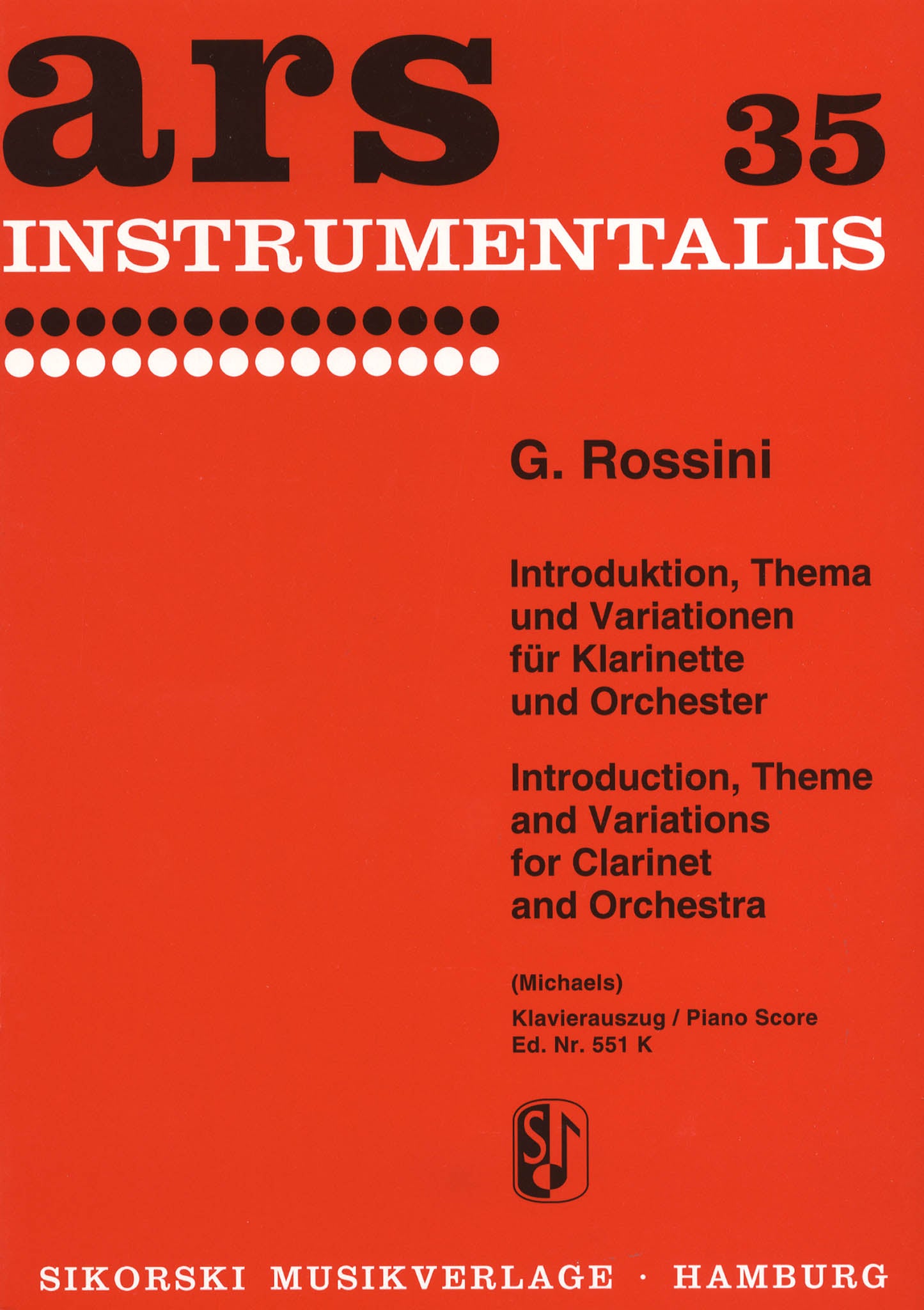 Introduction, Theme and Variations Cover