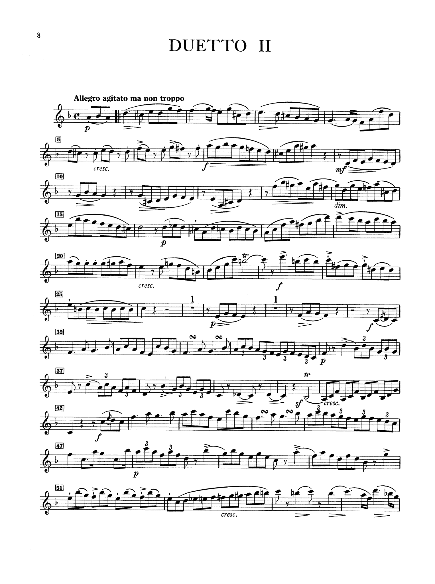 Crusell Clarinet Duet No. 2