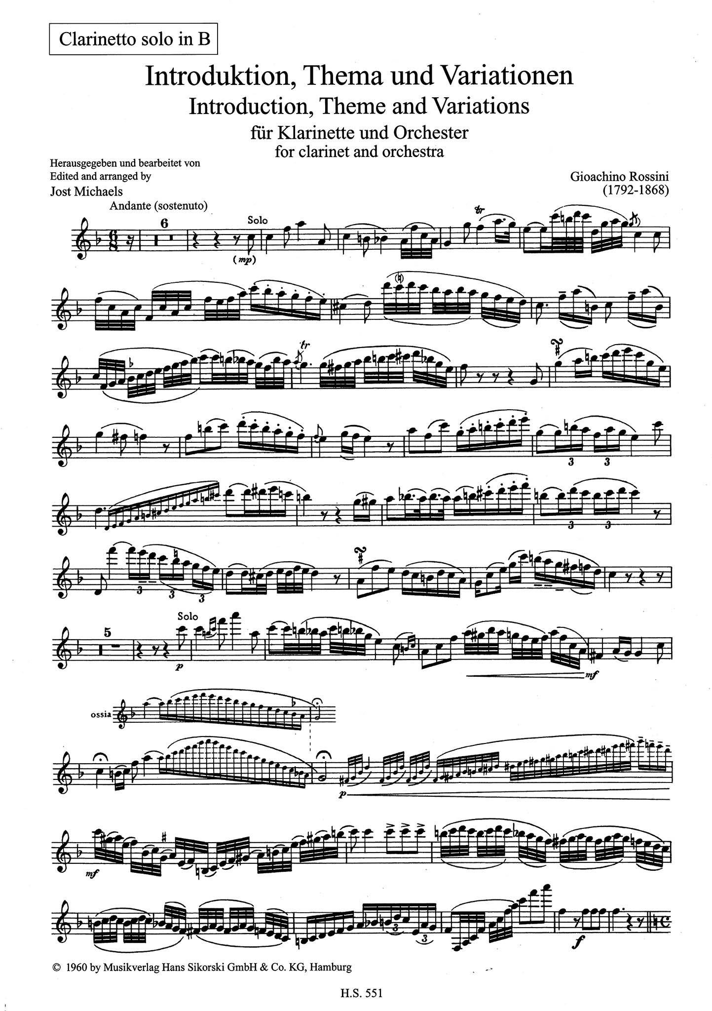 rossini introduction theme and variations