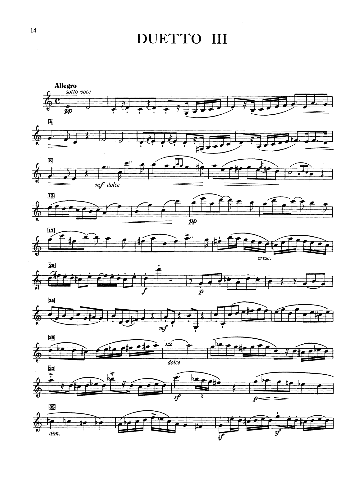 Crusell Clarinet Duet No. 3
