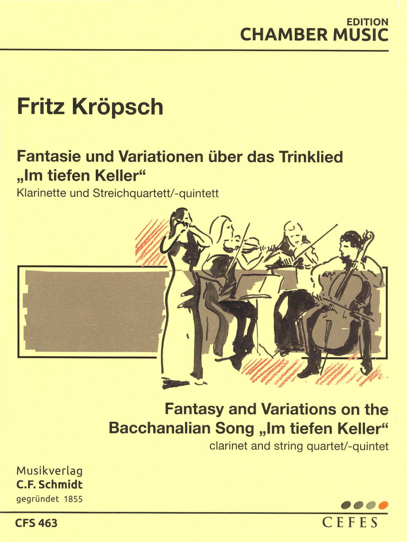 Kroepsch Fantasy Im tiefen Keller clarinet and strings cover