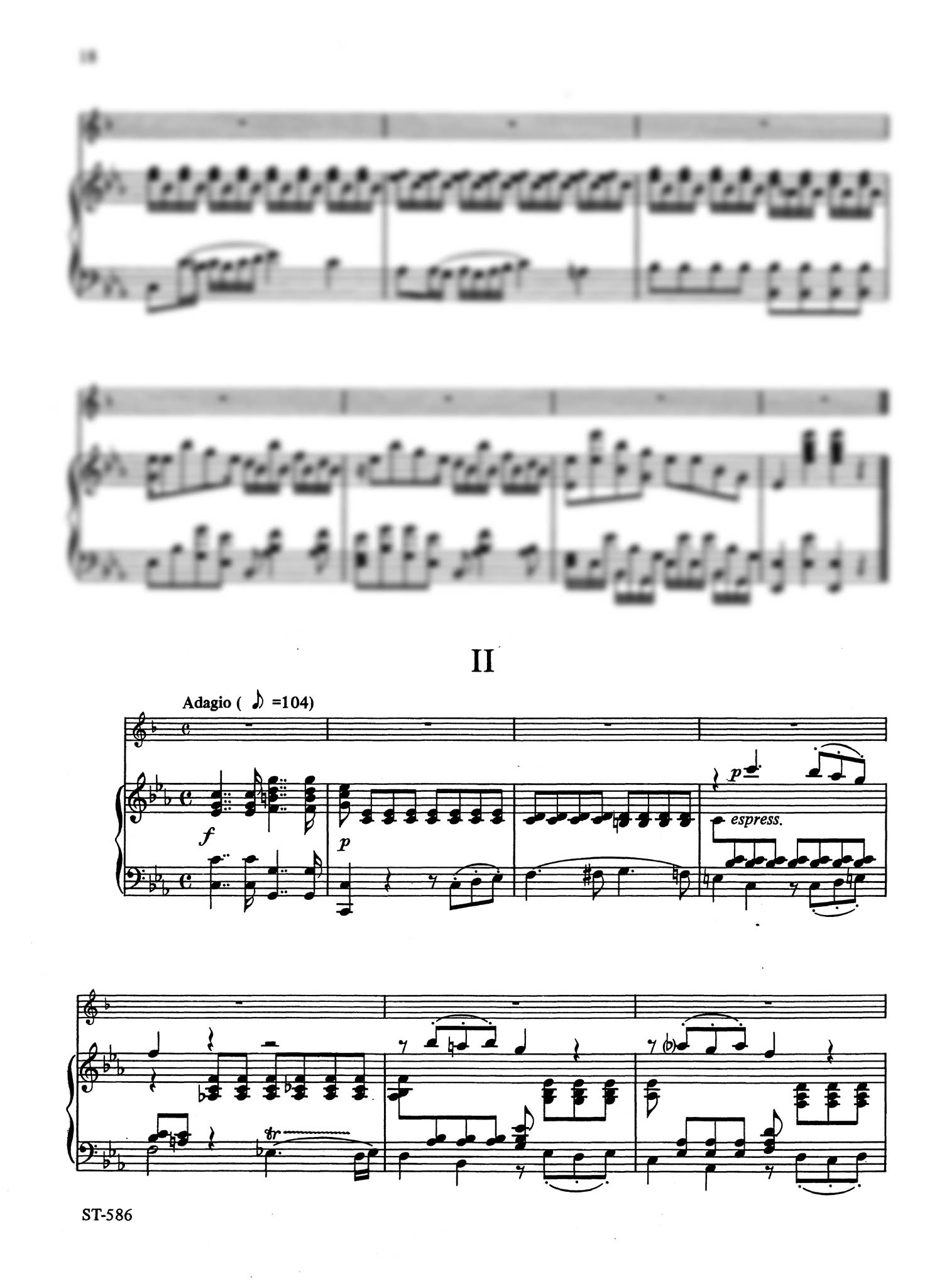 Clarinet Concerto in E-Flat Major, Op. 36 - Movement 2