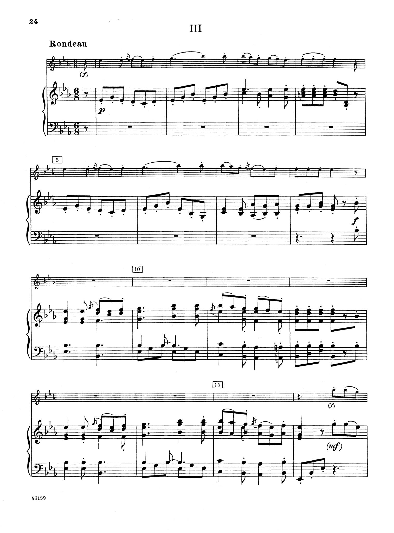 Clarinet Concerto in E-flat Major - Movement 3