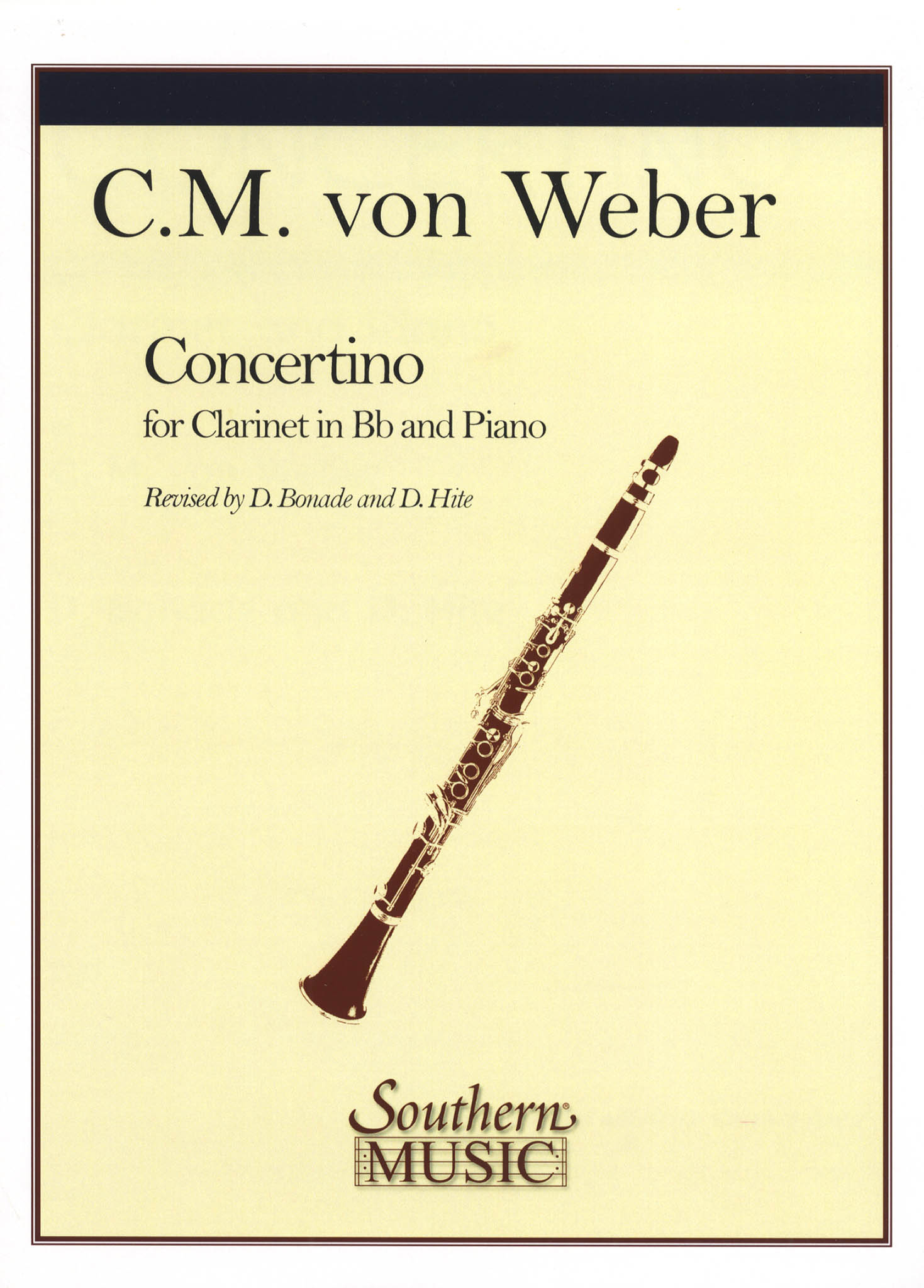 Concertino in E-flat Major, Op. 26, J. 109 Cover