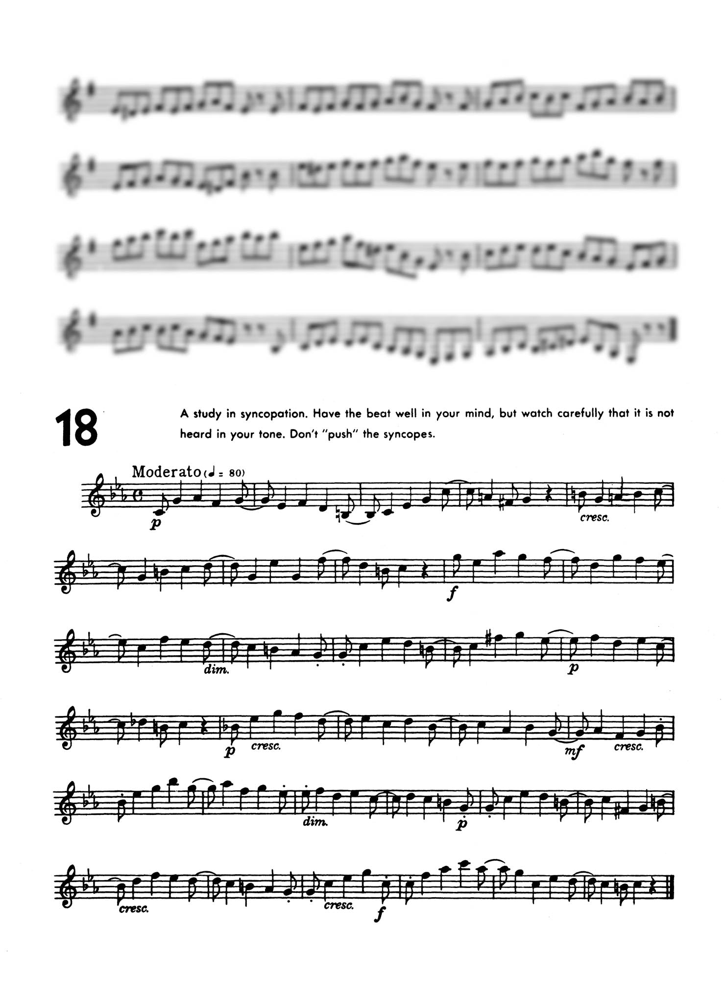 24 Clarinet Studies for Beginners Page 12