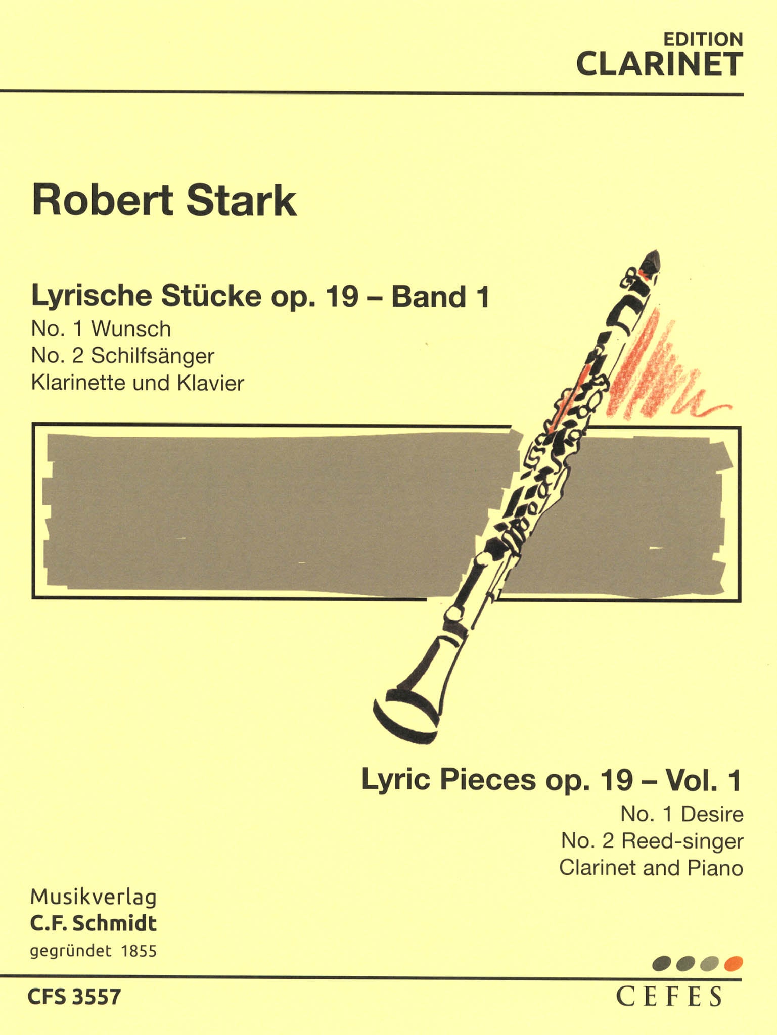 Stark Lyric Pieces, Op. 19 Nos. 1 & 2 clarinet and piano cover 