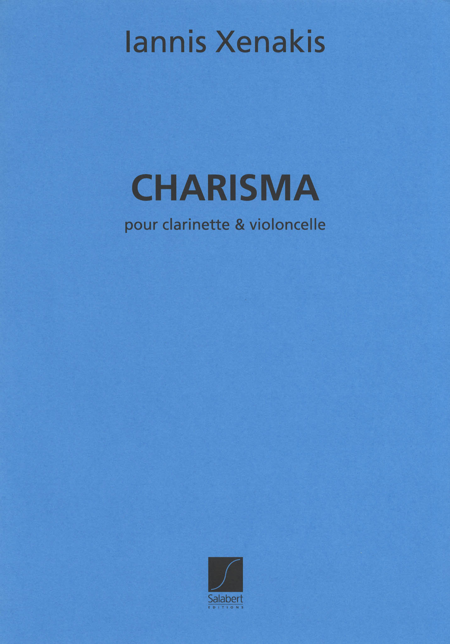 Xenakis, Iannis: Charisma, for clarinet and cello cover