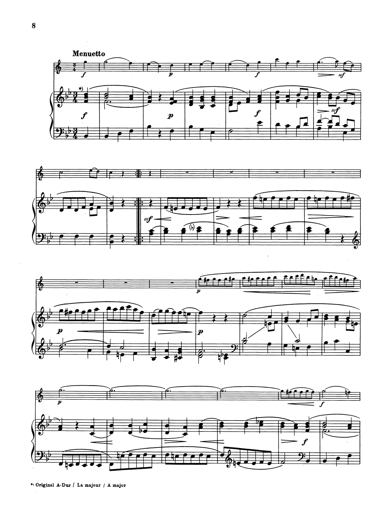 Mozart Quintet - Movement 3